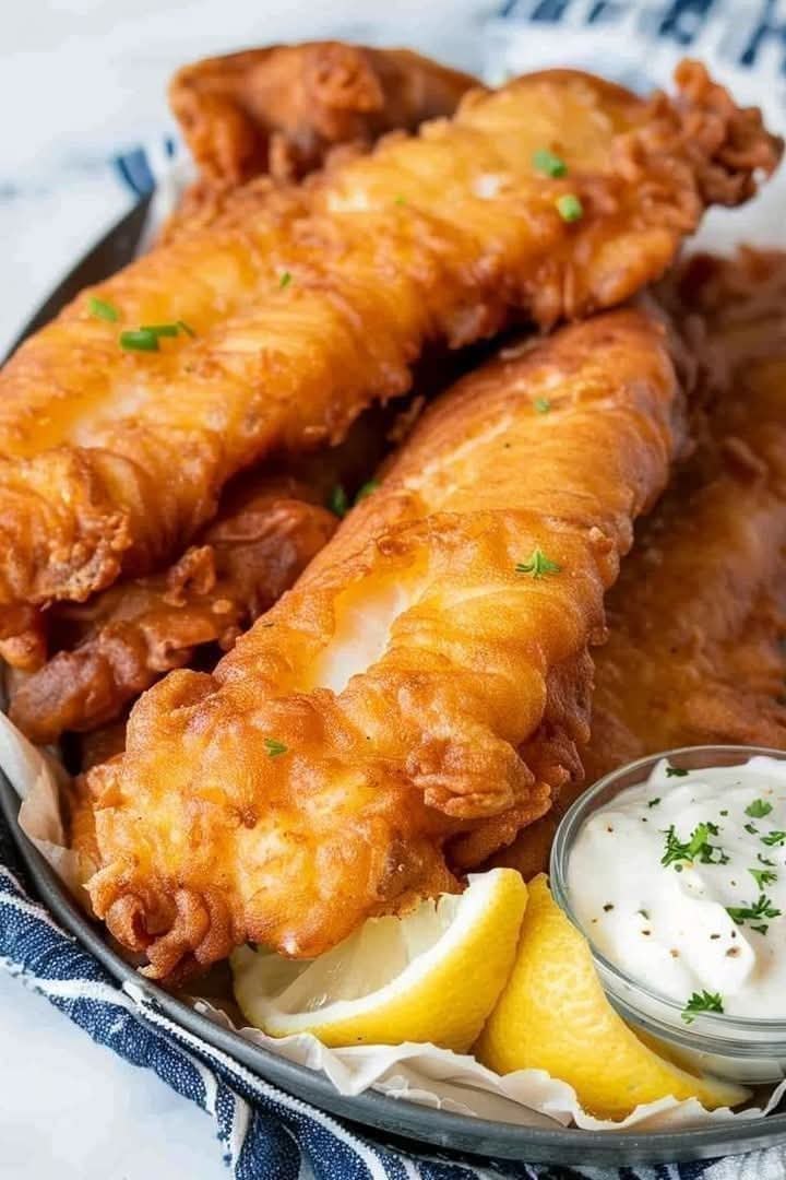 TRESH - Crispy Fish Batter Ingredients - 1 cup all-purpose flour - 1/4 ...