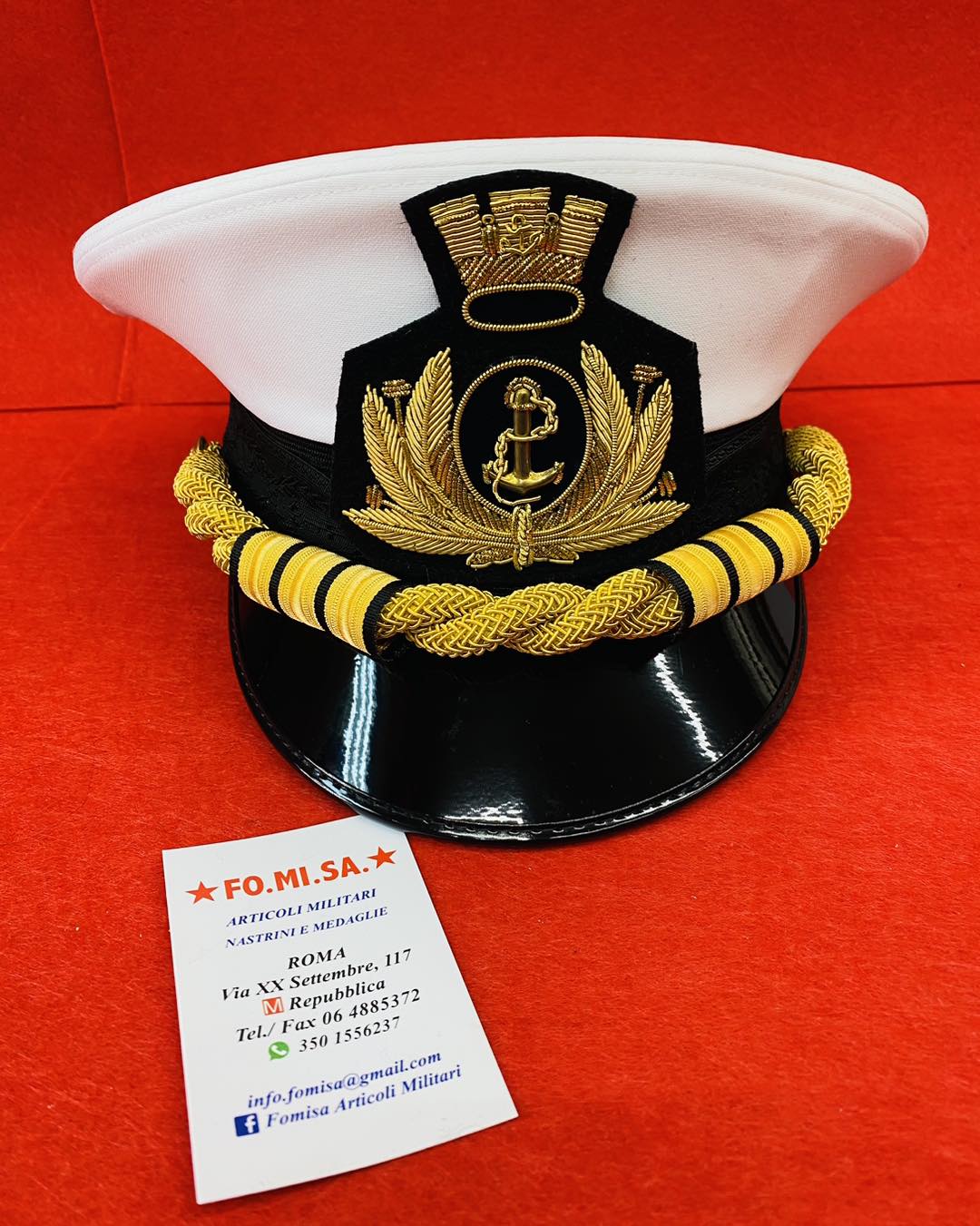 Cappello cotone marina militare - Venturini Souvenirs - Vetro di Murano e Souvenirs