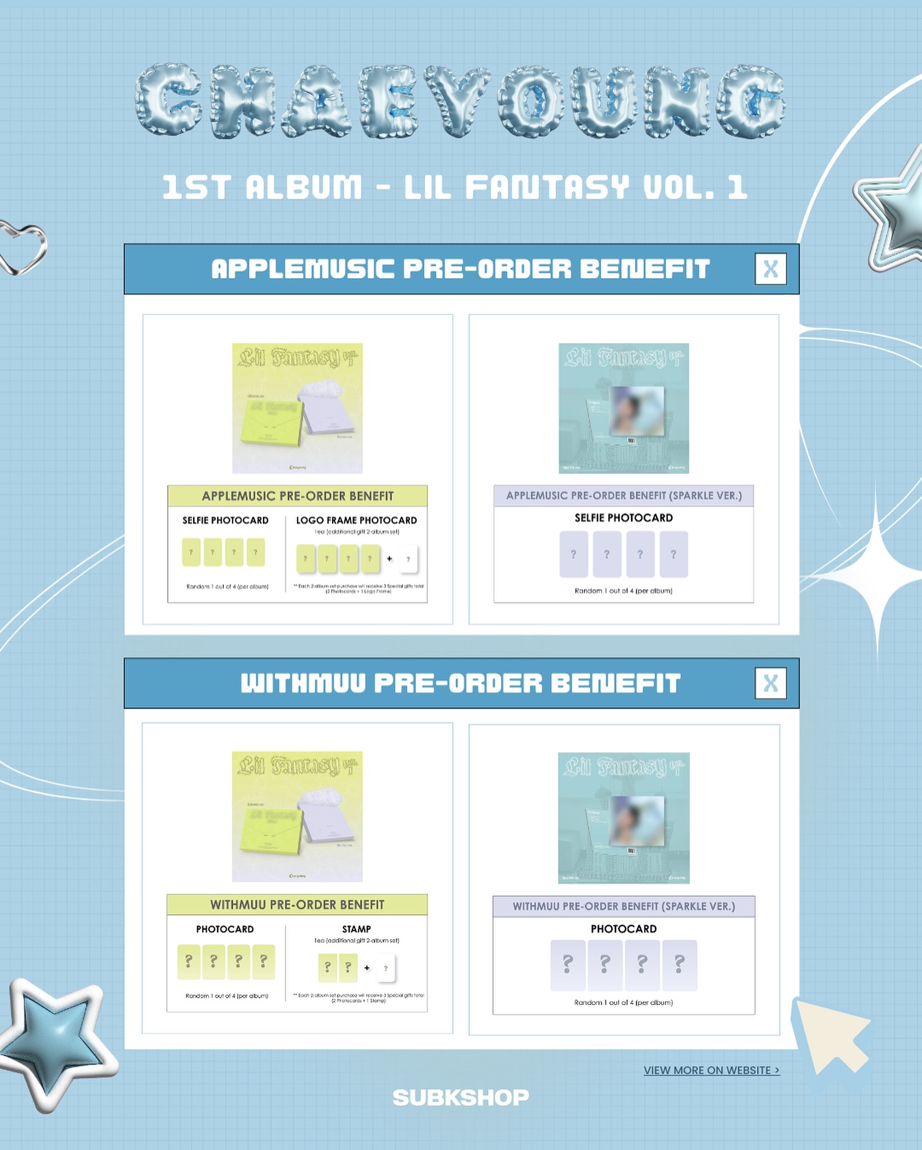 ? ONCE! ? CHAEYOUNG 1ST ALBUM - LIL FANTASY VOL. 1 is here for 
