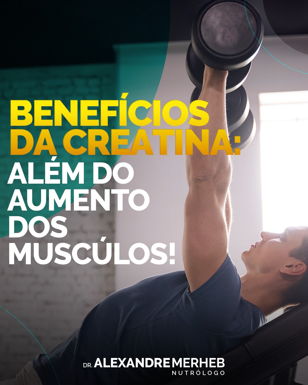 🏋️‍♂️ A creatina é um... - Dr. Alexandre Merheb: Nutrologia