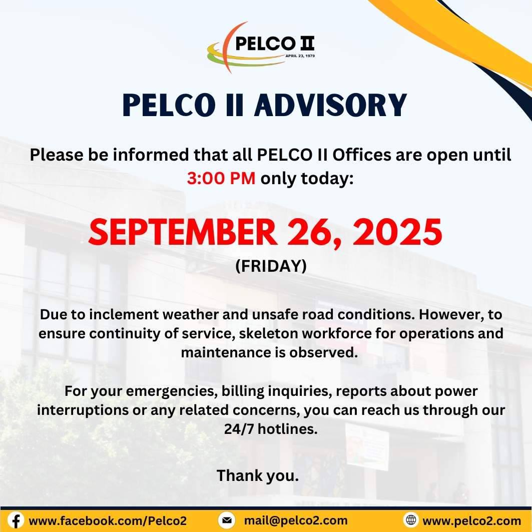 PELCO II - Pampanga II Electric Cooperative, Inc. | Guagua