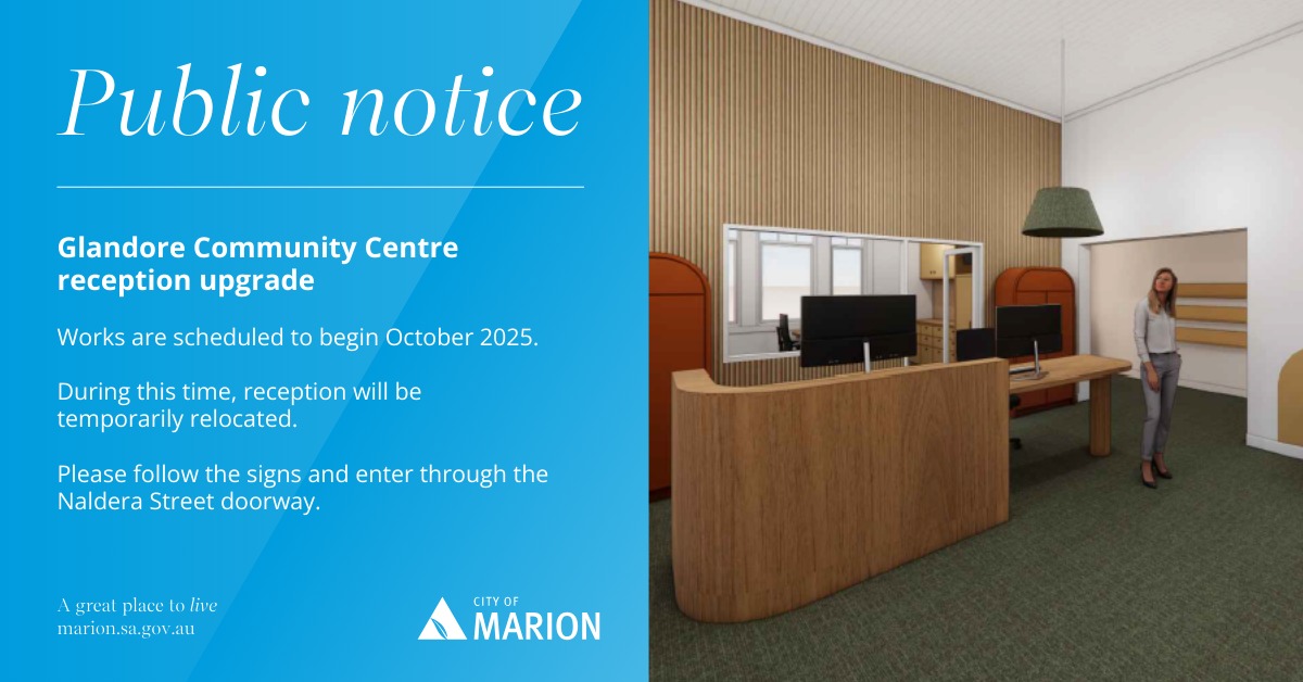 City - Exciting changes are coming to Glandore Community Centre! Our ...