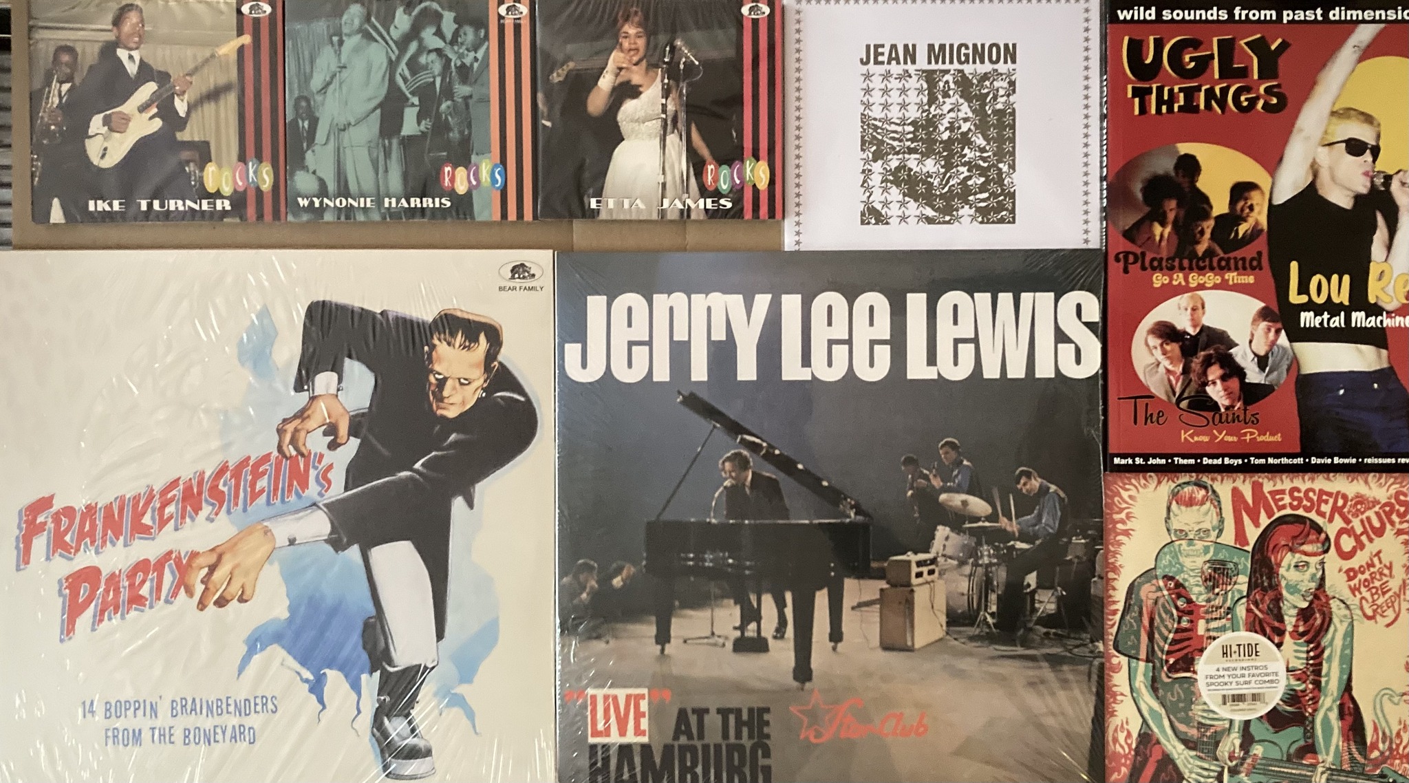 Hey-ho, these recently arrived repro 45s and much more you can 