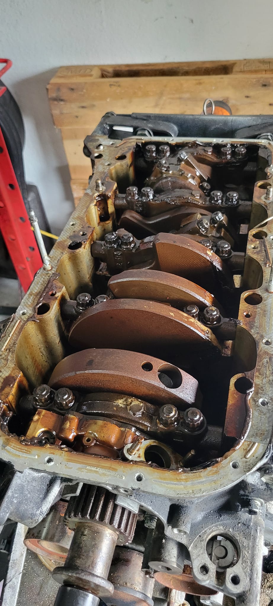 Hi,need to know where the 1uz engine number is situated please