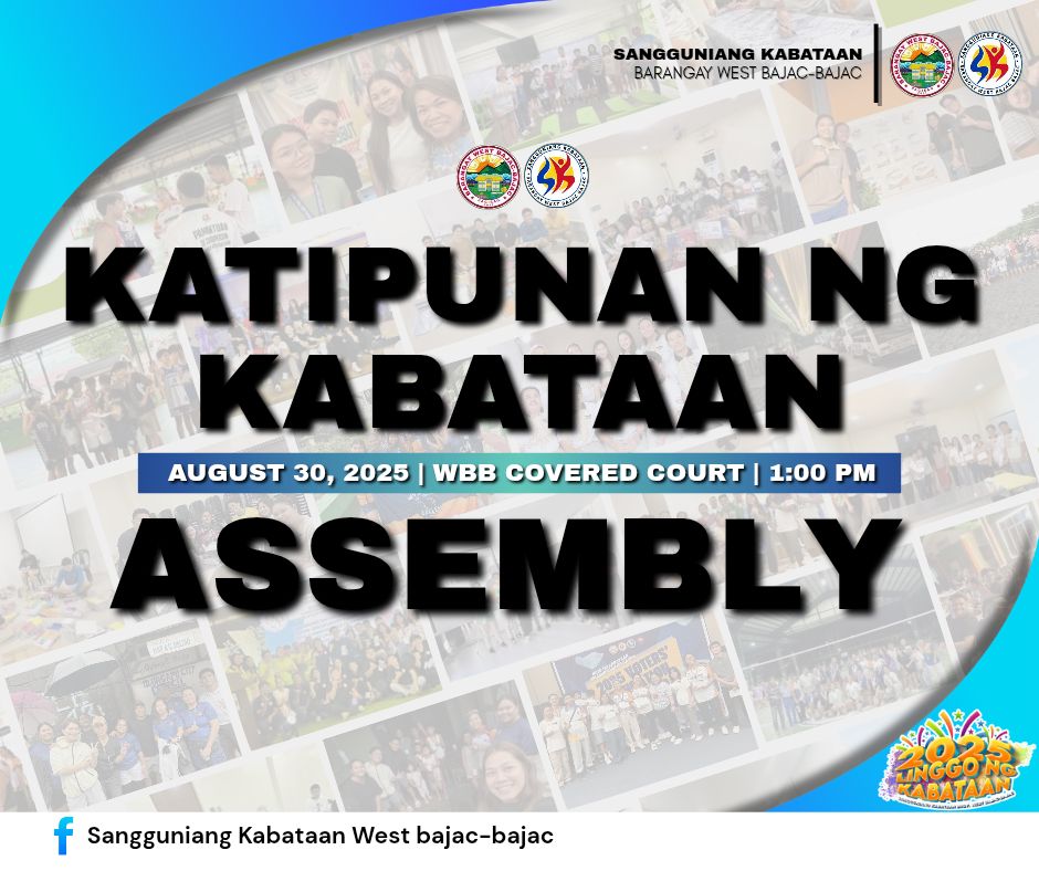Sangguniang - 𝐉𝐎𝐈𝐍 𝐔𝐒 𝐅𝐎𝐑 𝐊𝐊 𝐀𝐒𝐒𝐄𝐌𝐁𝐋𝐘 𝟐𝟎𝟐𝟓!📣 Happening on 𝐀𝐮𝐠𝐮𝐬𝐭 𝟑𝟎 ...