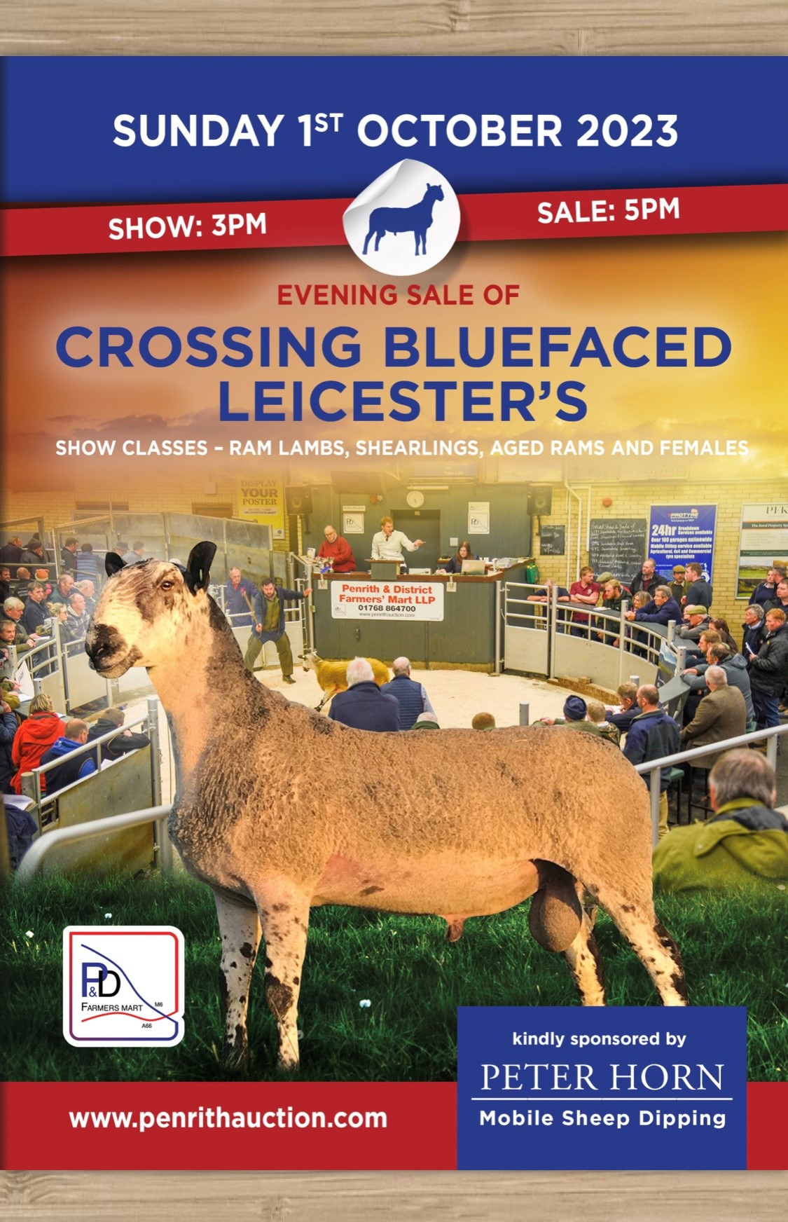 Sunday 1st October 2023... - Penrith & District Farmers Mart