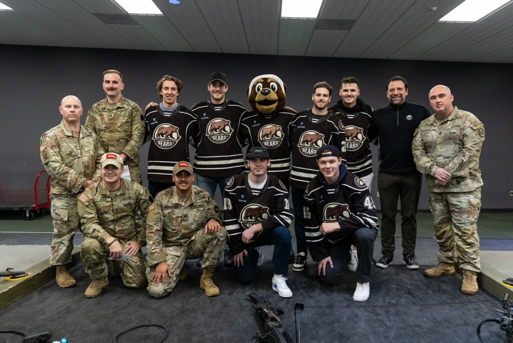 Hershey Bears - A huge thank you to the USO for hosting us... | Facebook
