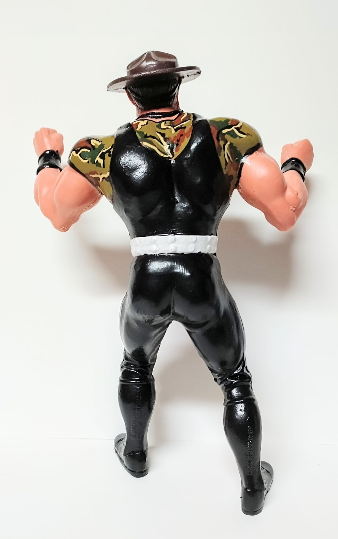 Here's the famous eight-inch Sgt. Slaughter action figure, a mail
