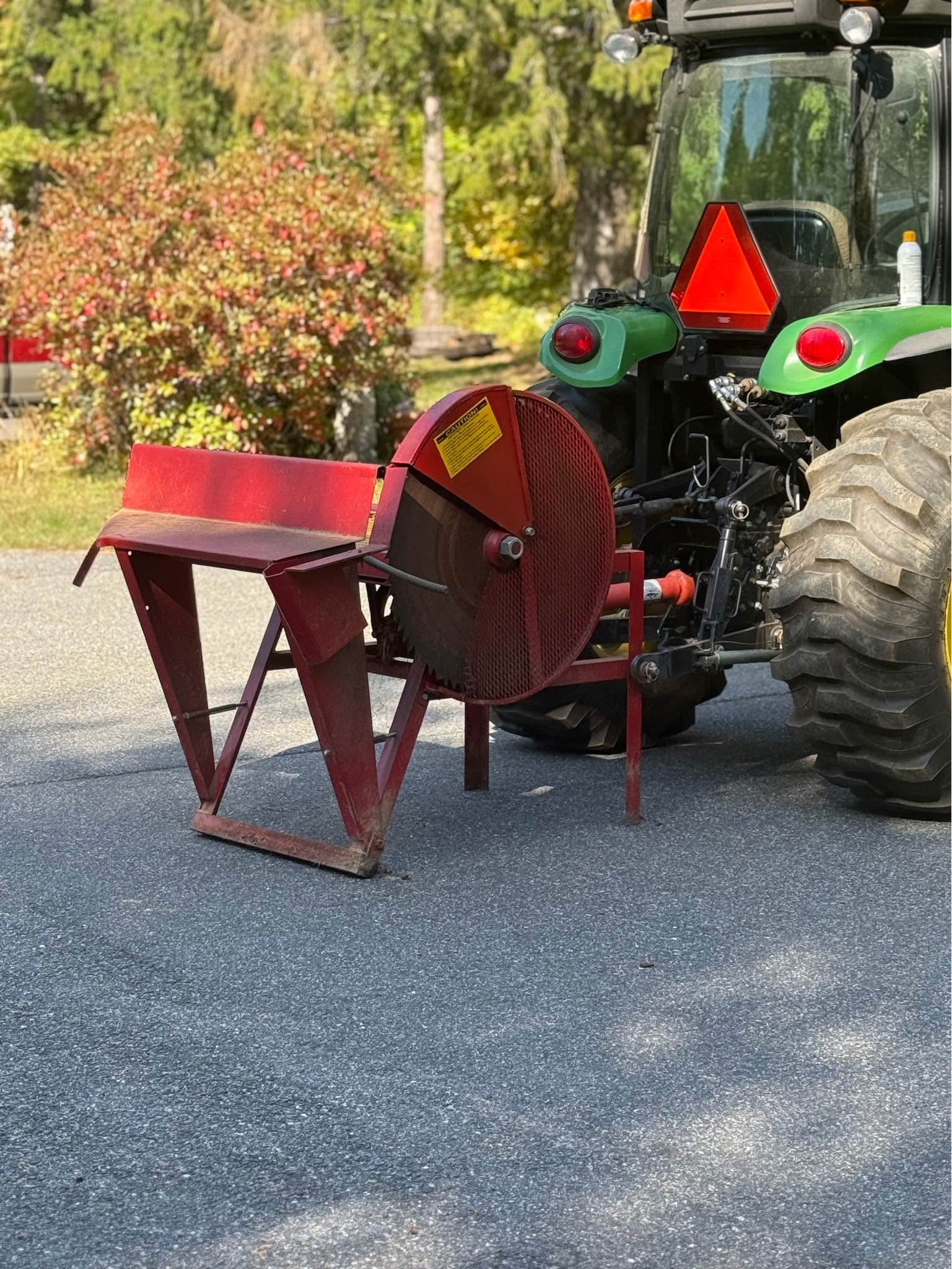 3-Point Hitch PTO Buzz Saw – Duty Firewood Cutter - Saws & Blades ...