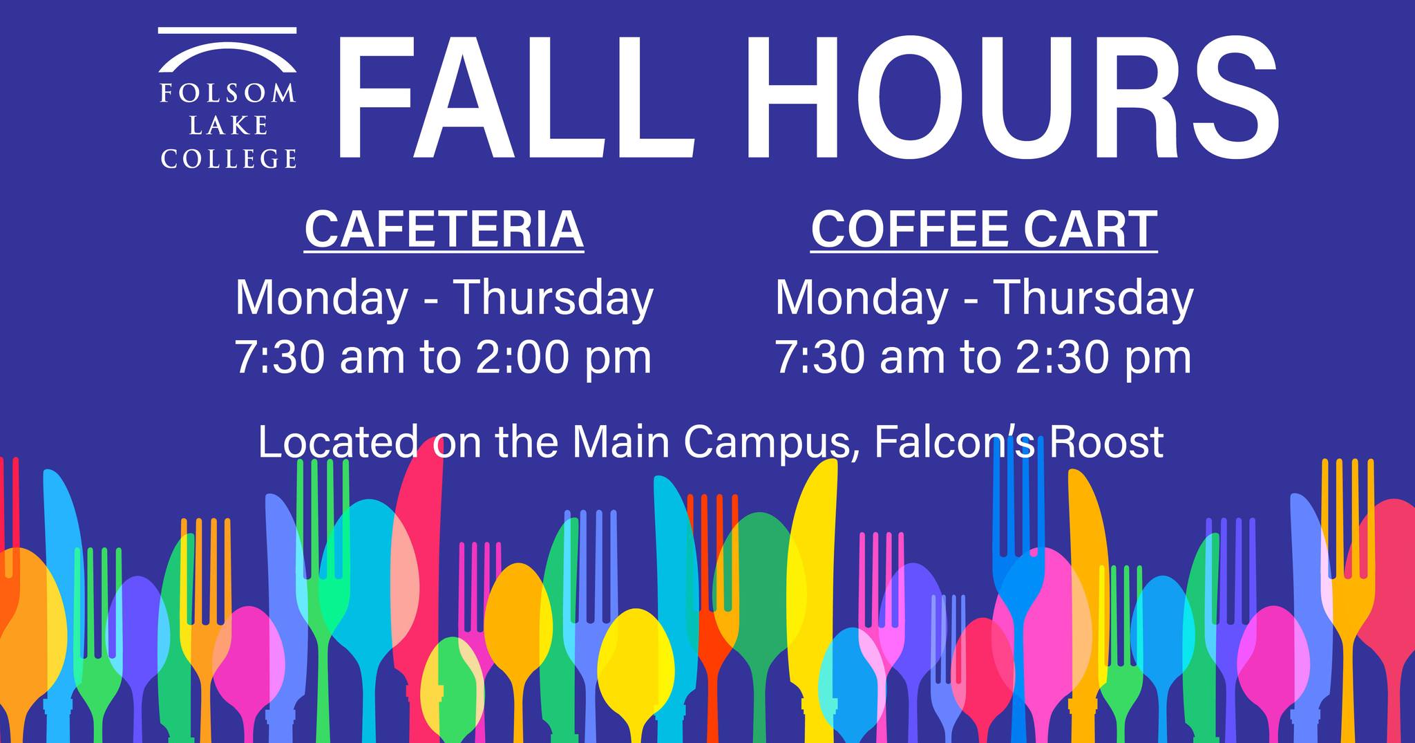 On-campus dining has returned! Stop... - Folsom Lake College | Facebook