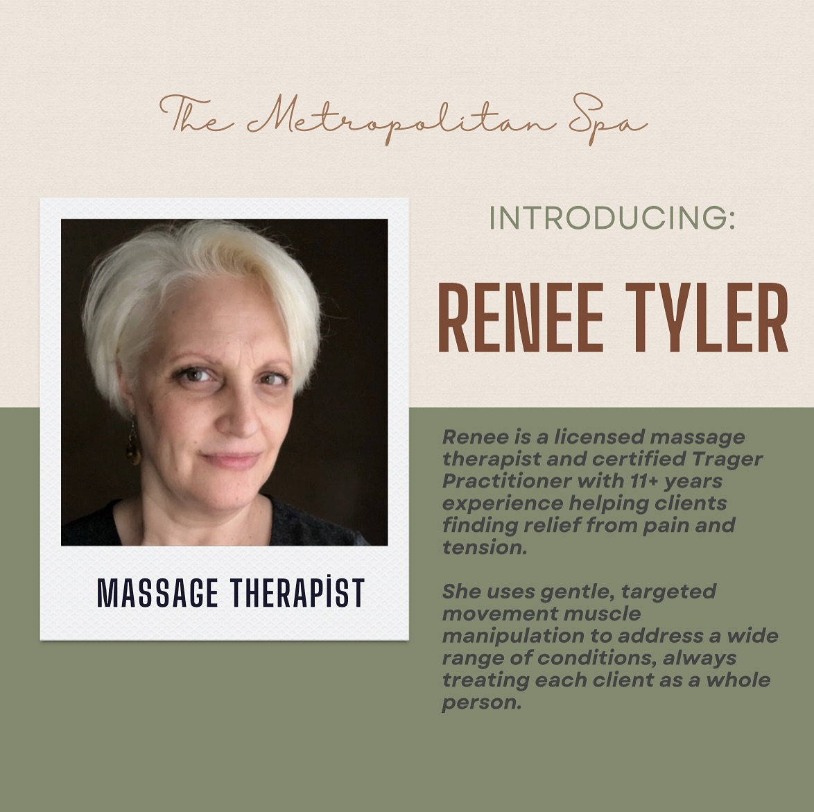 The Metropolitan - Meet Renee, a wonderful addition to The Metropolitan ...