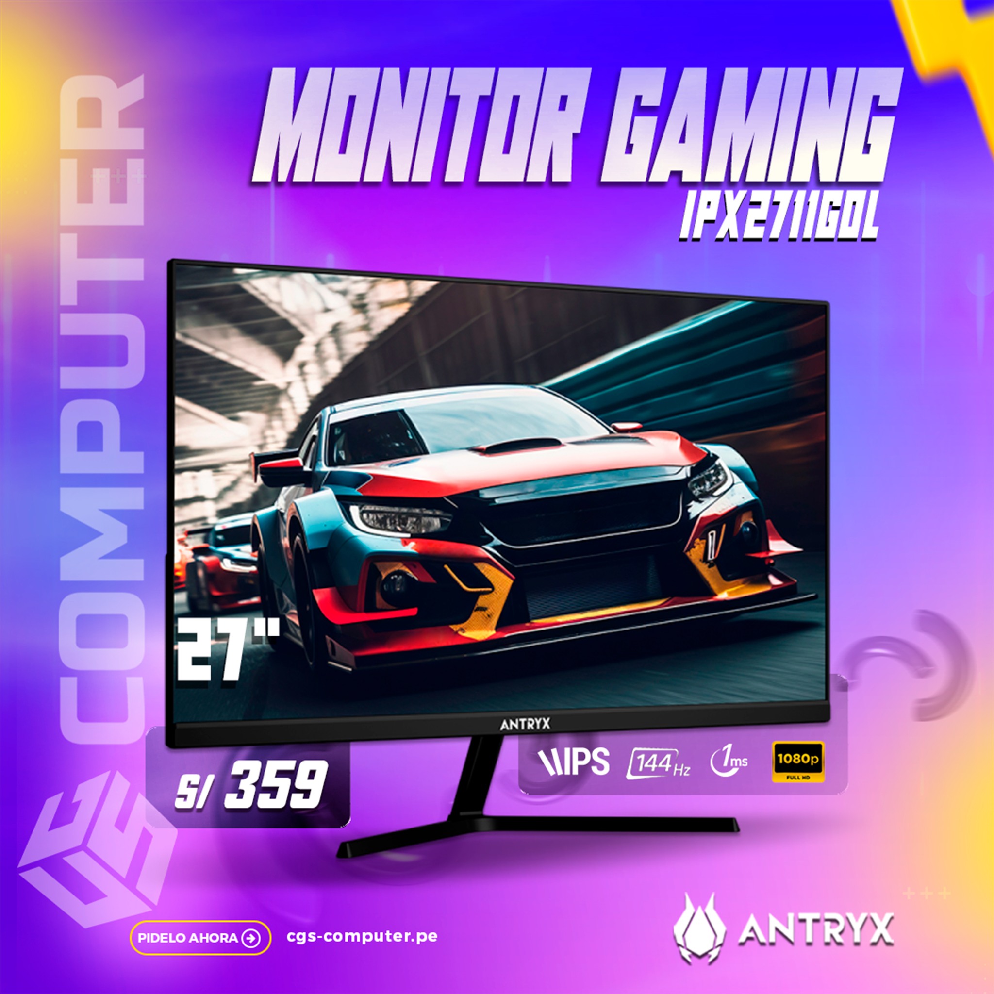 CGS Computer - 🔥👾 ¡La velocidad y la nitidez que tu setup... | Facebook
