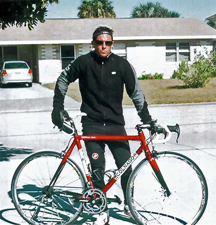 Riding a 2008 Colnago Extreme Power sprinter frame