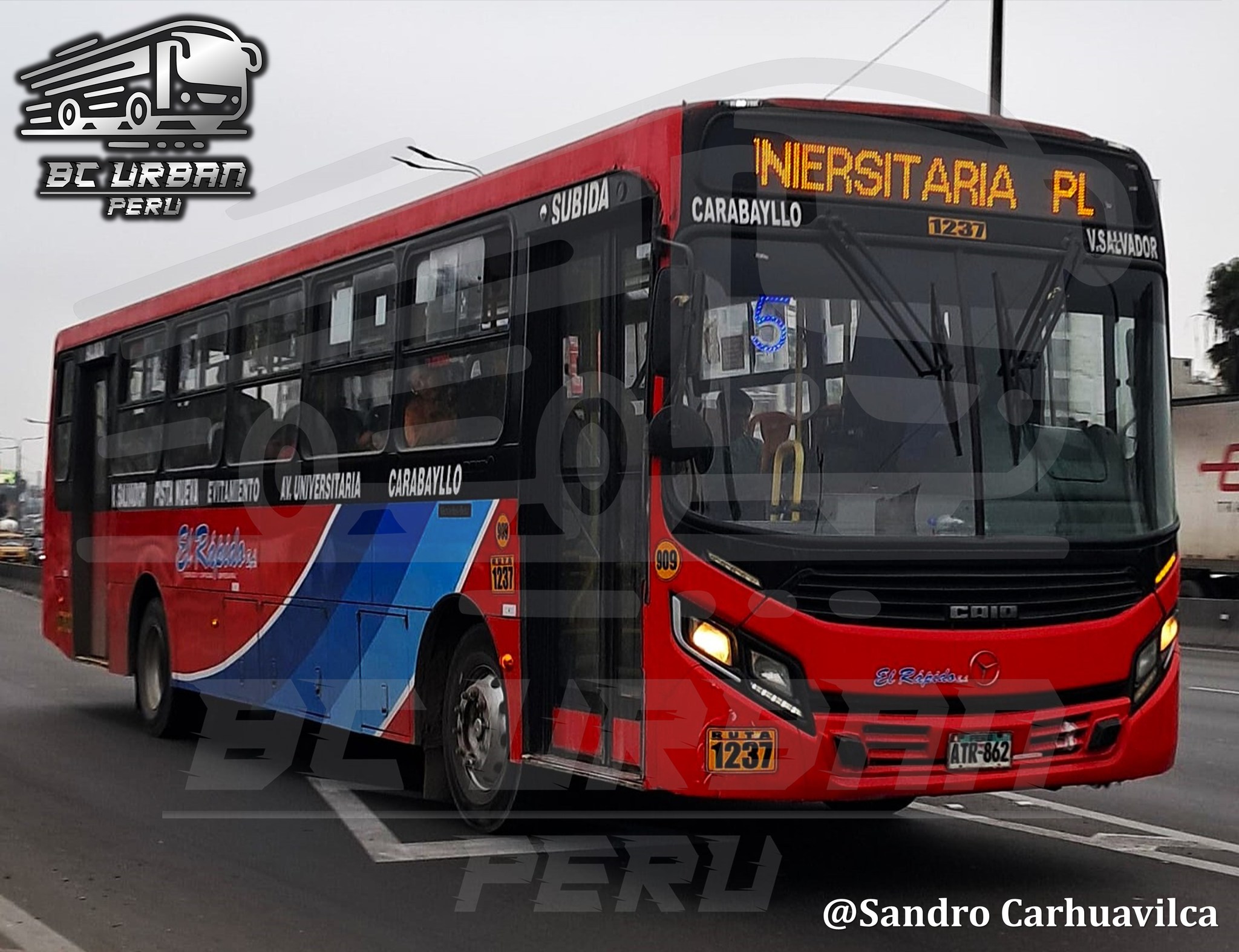 BC - (PERÚ, LIMA, Santiago de Surco) Captado en plena Carr ...