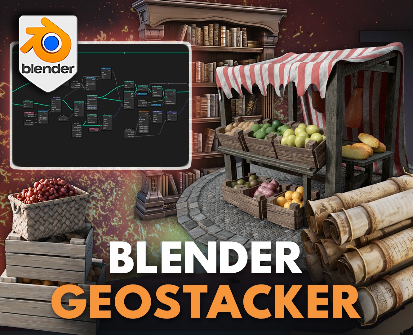 3D Tudor - 🔥 NEW! Blender 4 Geo Stacker 🚀 Revolutionize...