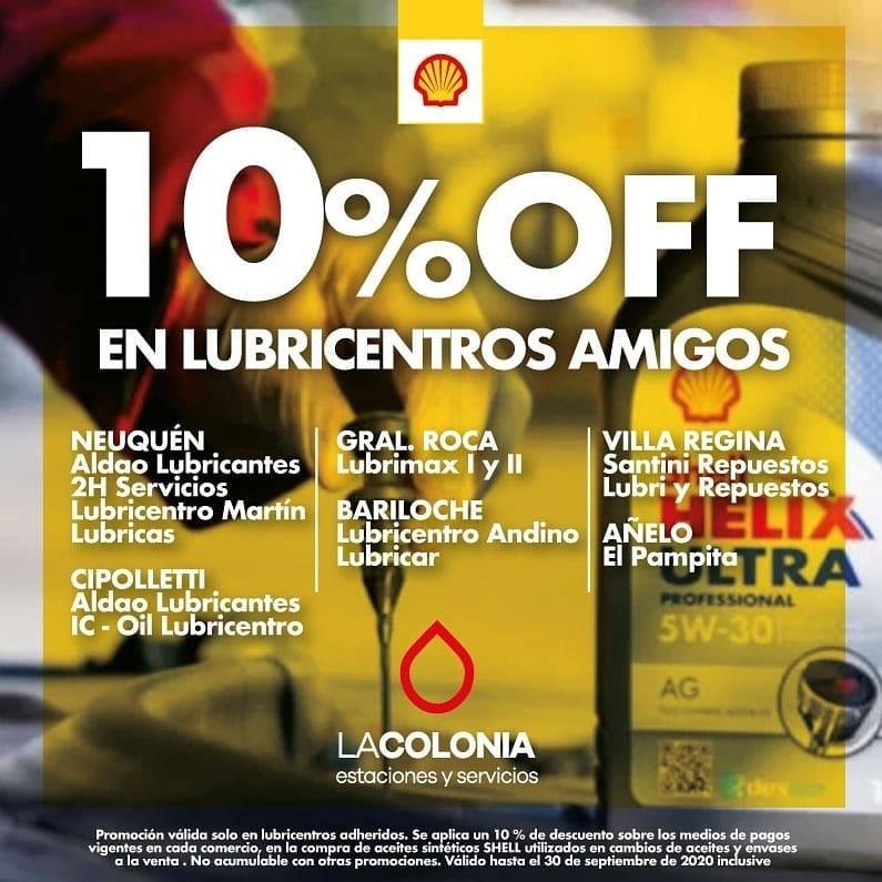 Accede a la red de lubricantes... - La Colonia Estaciones