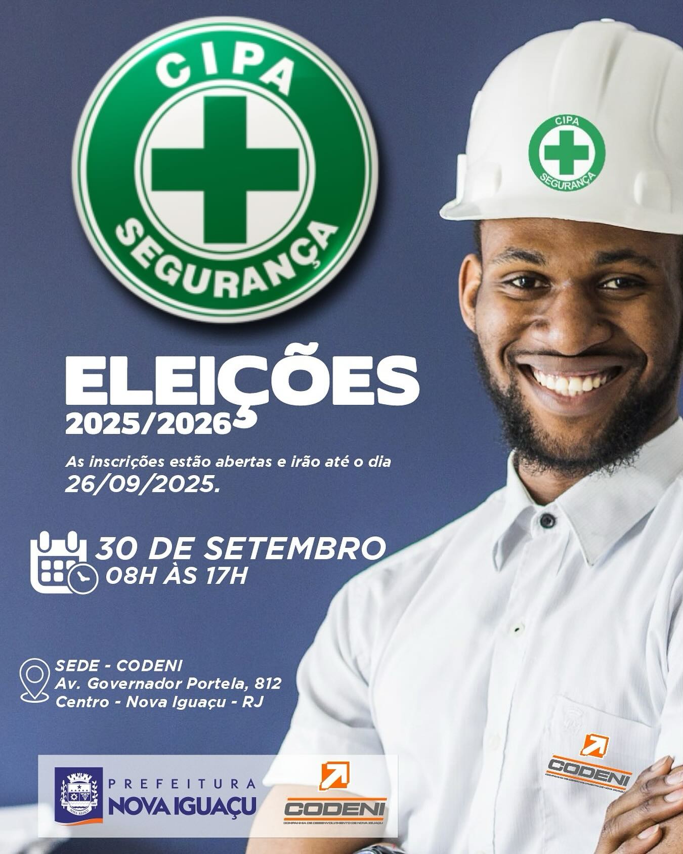Codeni - 📢 **ELEIÇÕES CIPA 2025/2026 – CODENI** 📢 Está chegando a hora ...
