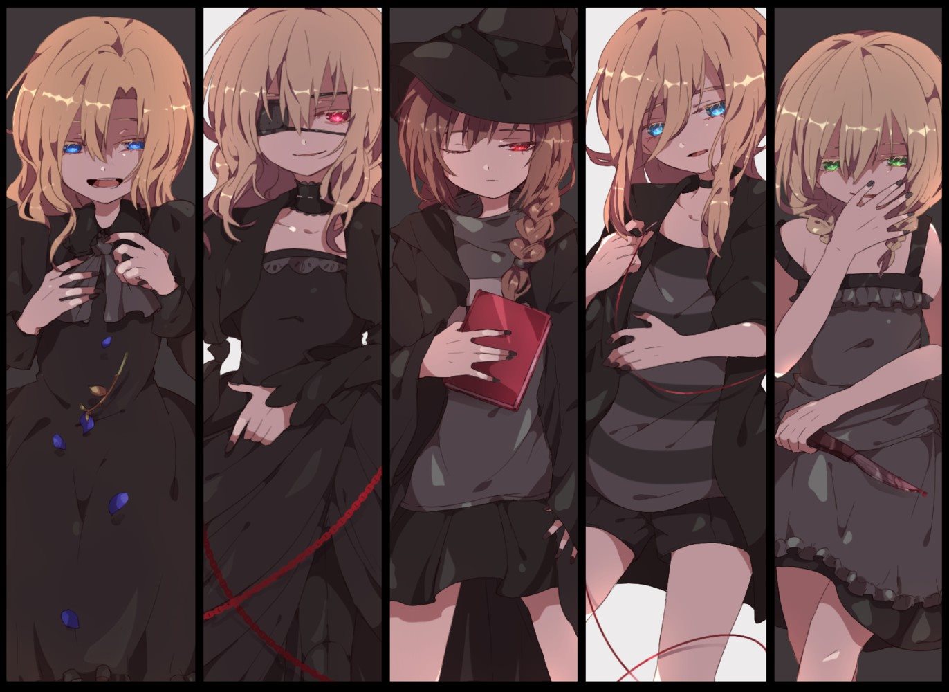 被虐のノエル × ゆめにっき × 殺戮の天使 × 魔女の家 × Ib ❤ 图源