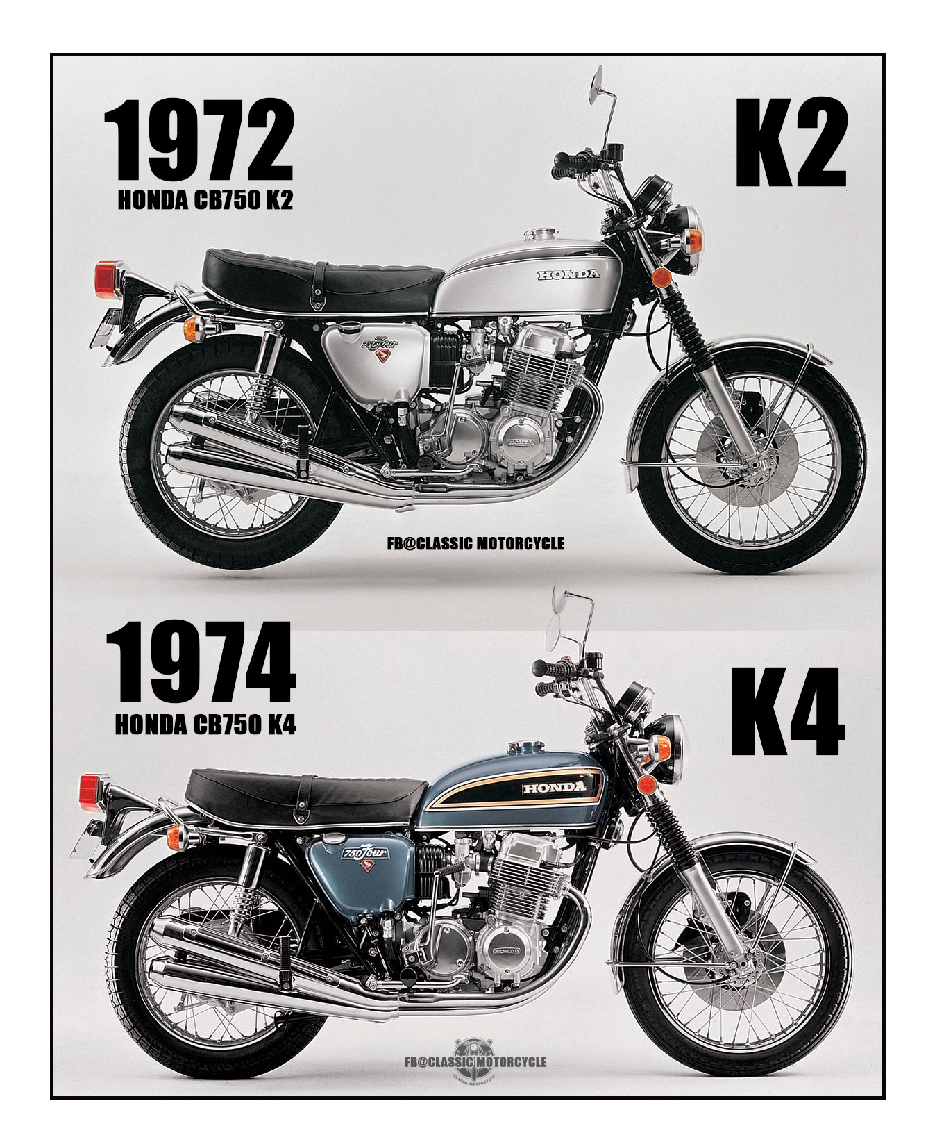 What colors were available for the 1978 CB750K?