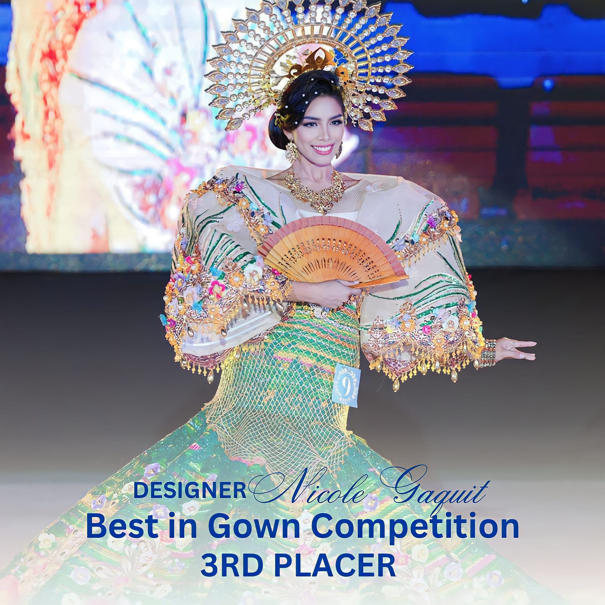 John - Here are the winners for the Best Gown Competition in the ...