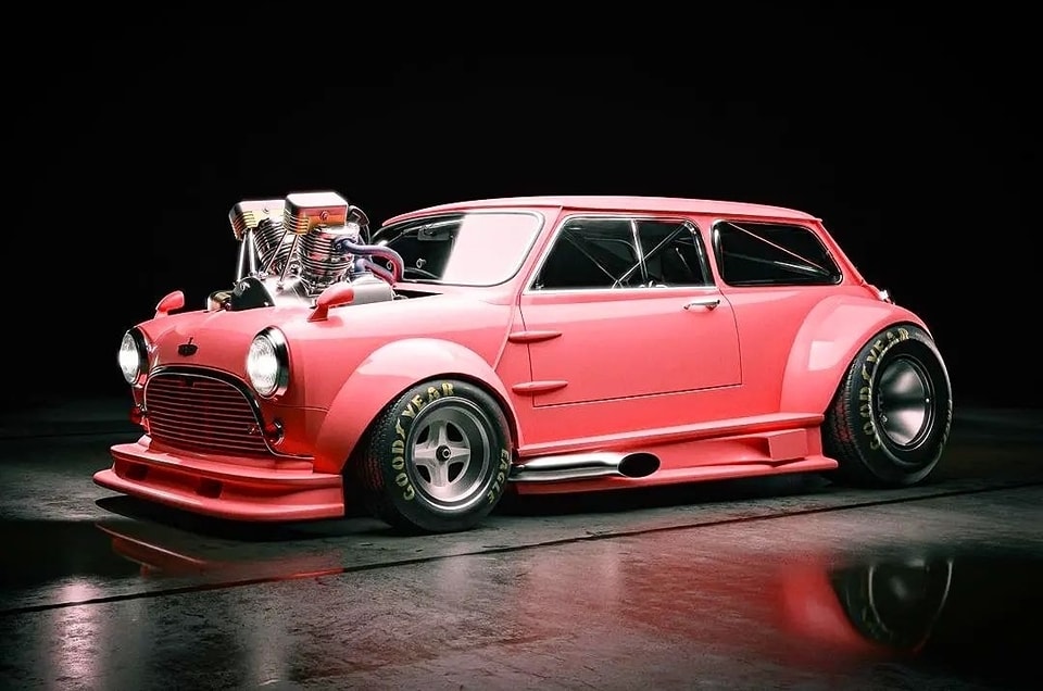 SuperFly Autos - Radial Engined Classic Mini render by... | Facebook