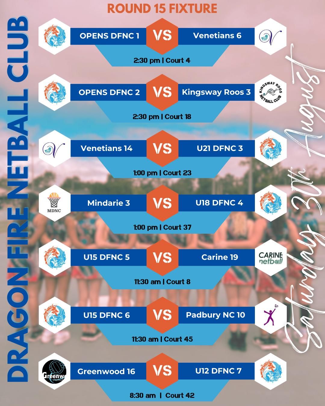 🔥 Final week before finals!... - Dragon Fire Netball Club | Facebook