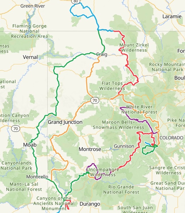 COBDR ADVENTURE | CO Backroads Discover Route from the 4 Corners to the ...