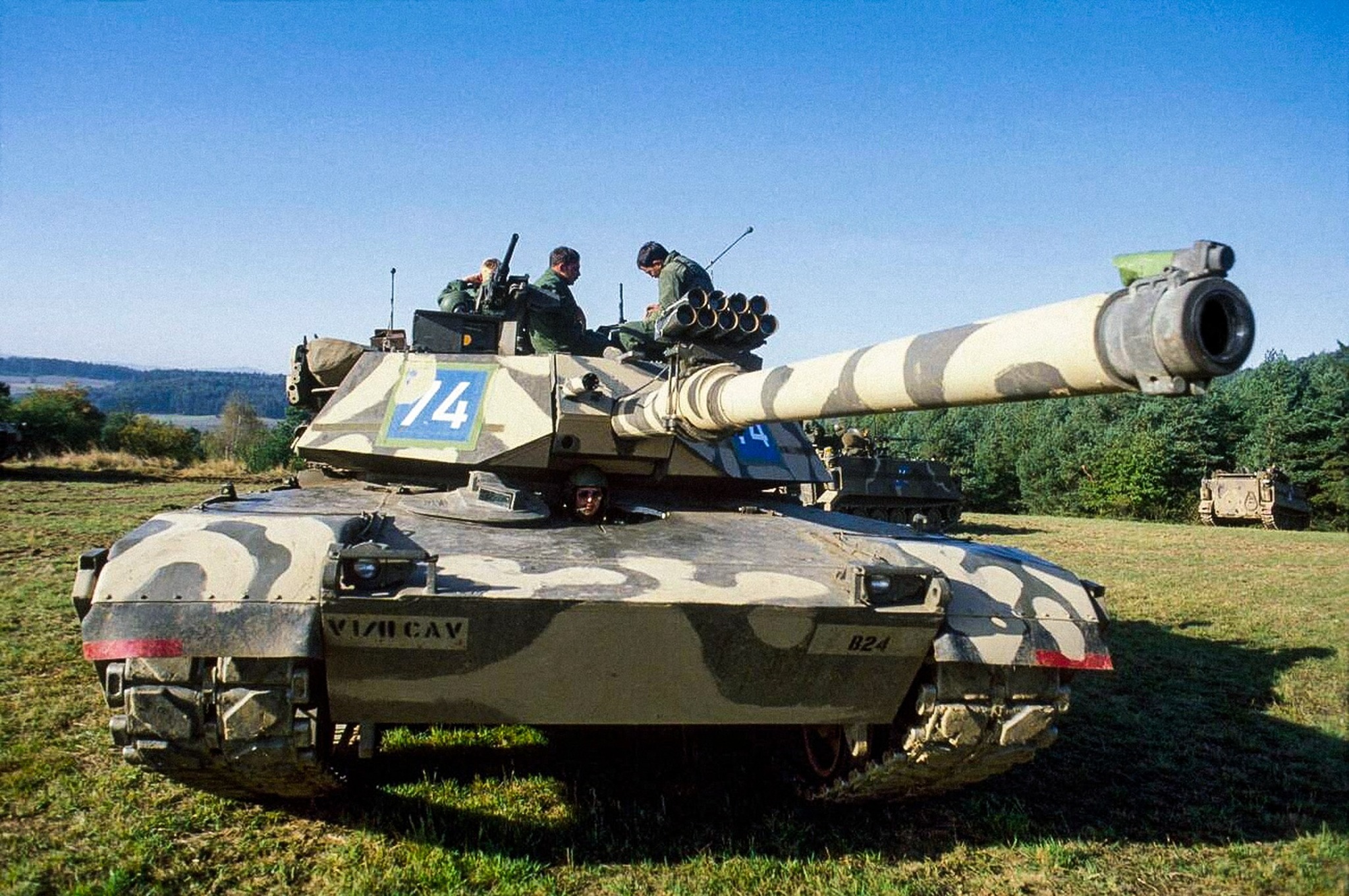 M1 - U.S. Army basic/original M1 Abrams Main Battle Tank from B Troop