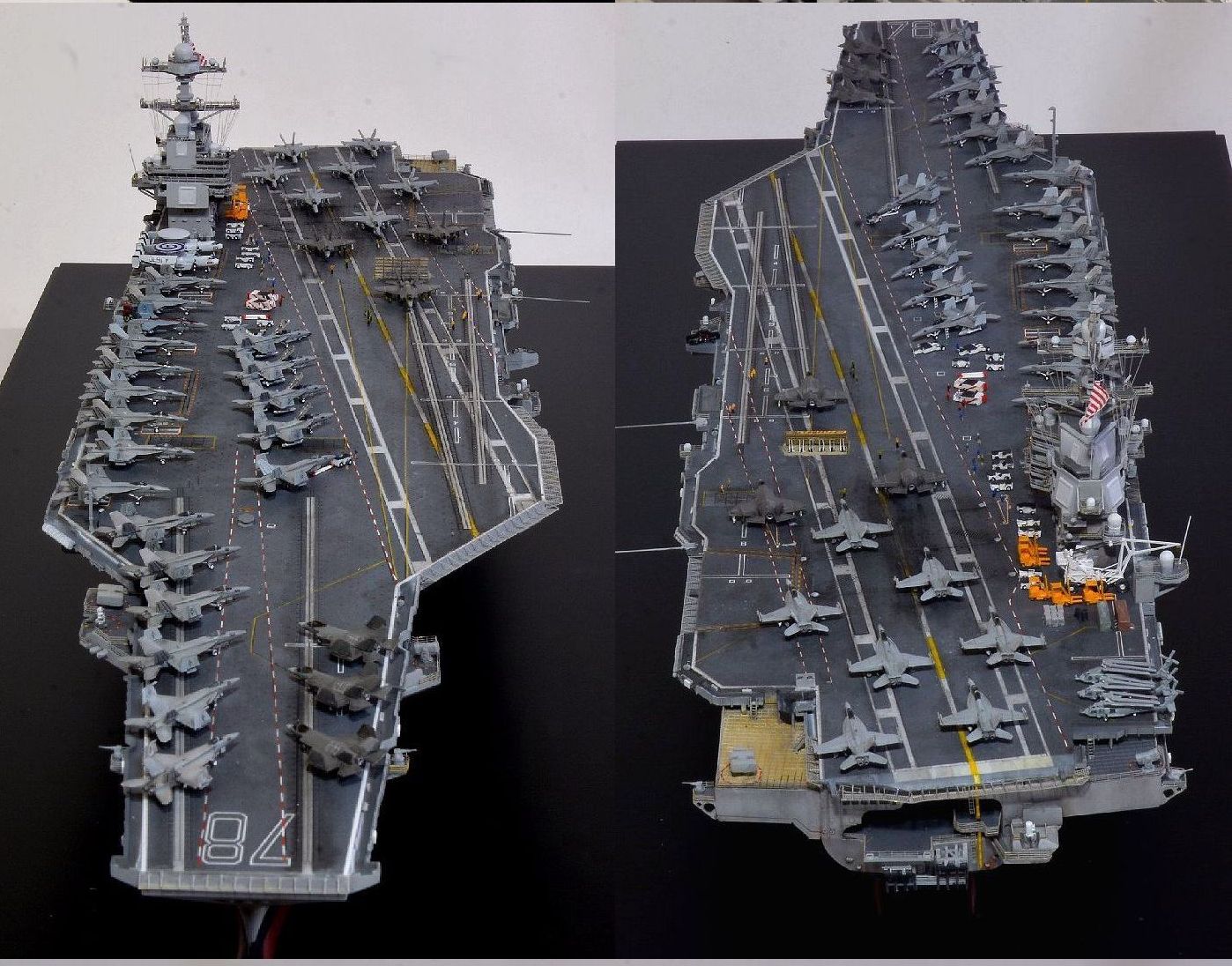 1/700 USS Aircraft carrier. CVN-78 Gerald R Ford. Full detail.
