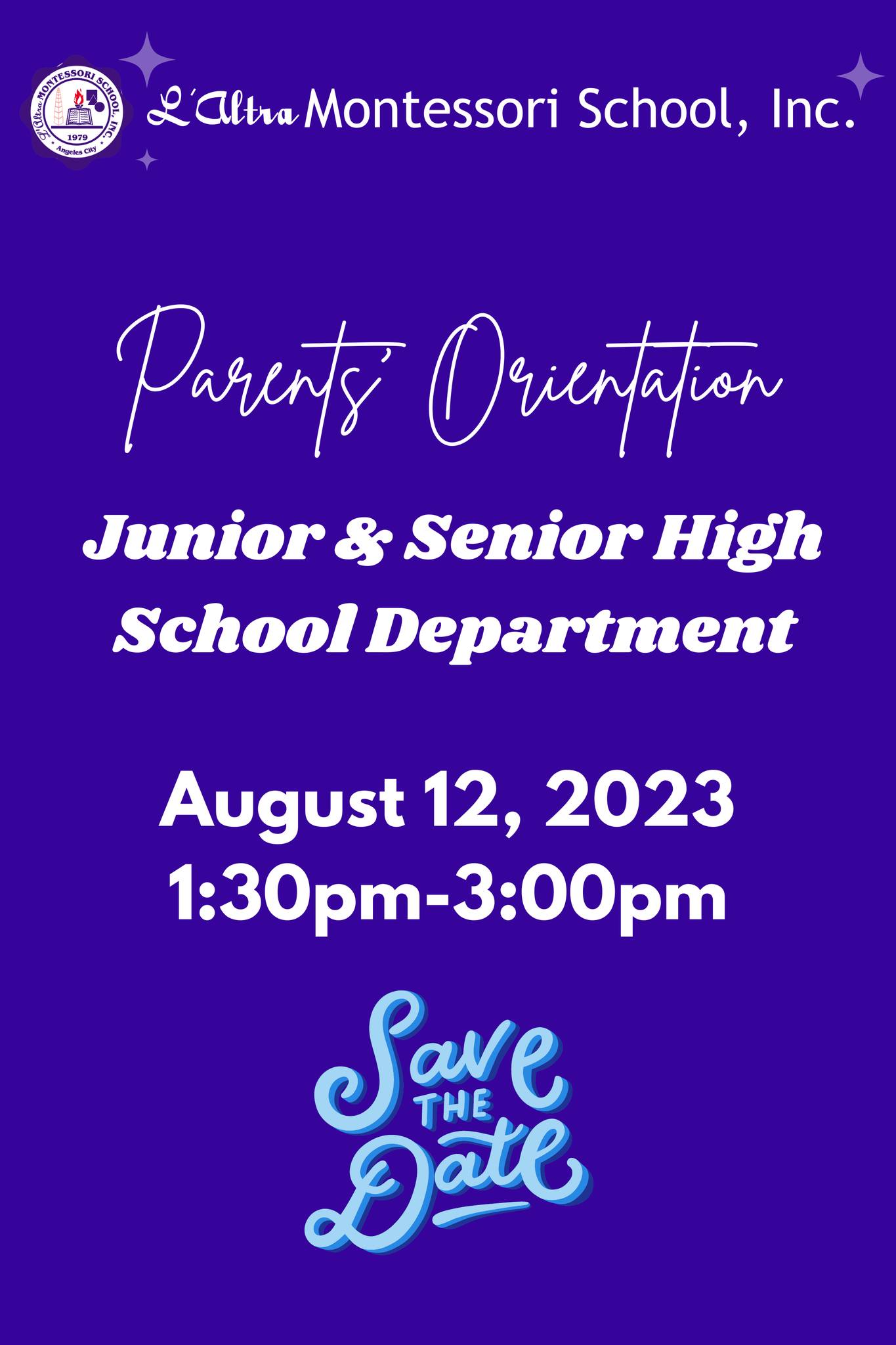 📢 Attention all Parents... - L'Altra Montessori School, Inc.