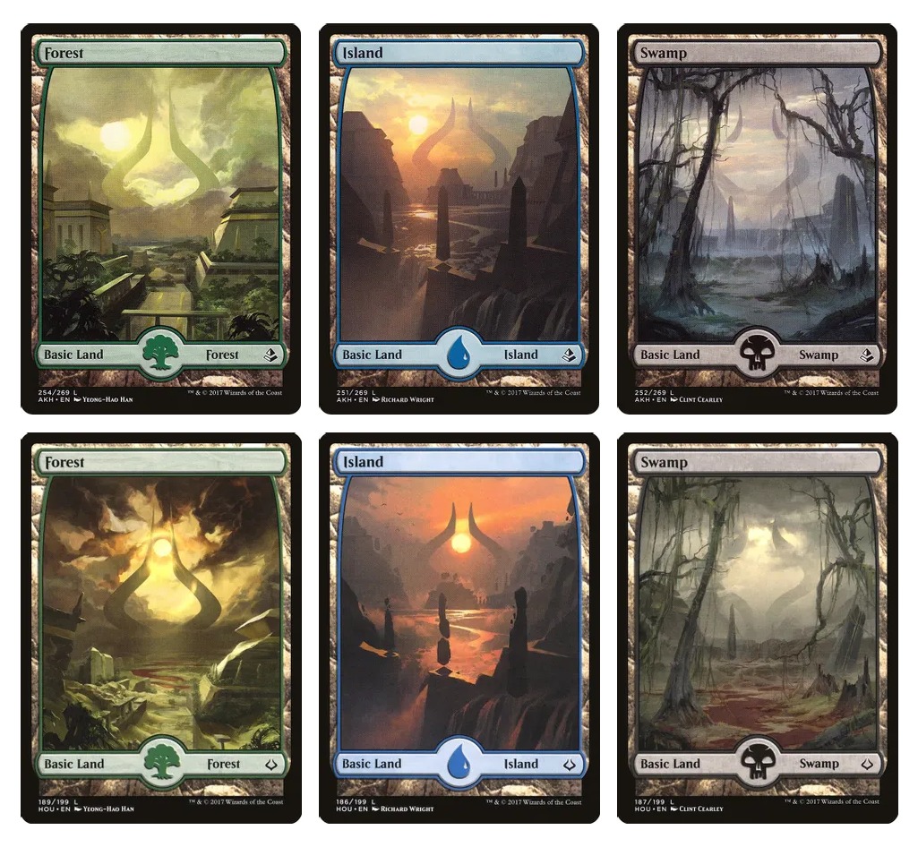 mtg egyptian commander deck Magic: The Gathering Innistrad: Midnight Hunt  Undead Unleashed: Buy Online at Best Price in Egypt 1 Life Wheel What full-art basic lands fit