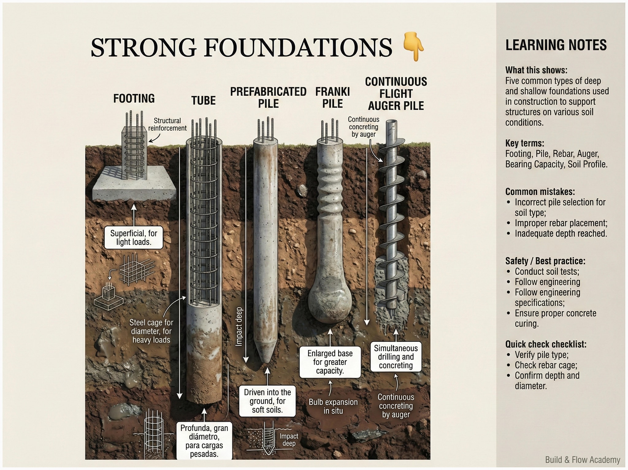 Build - an educational infographic called “STRONG FOUNDATIONS” (from ...