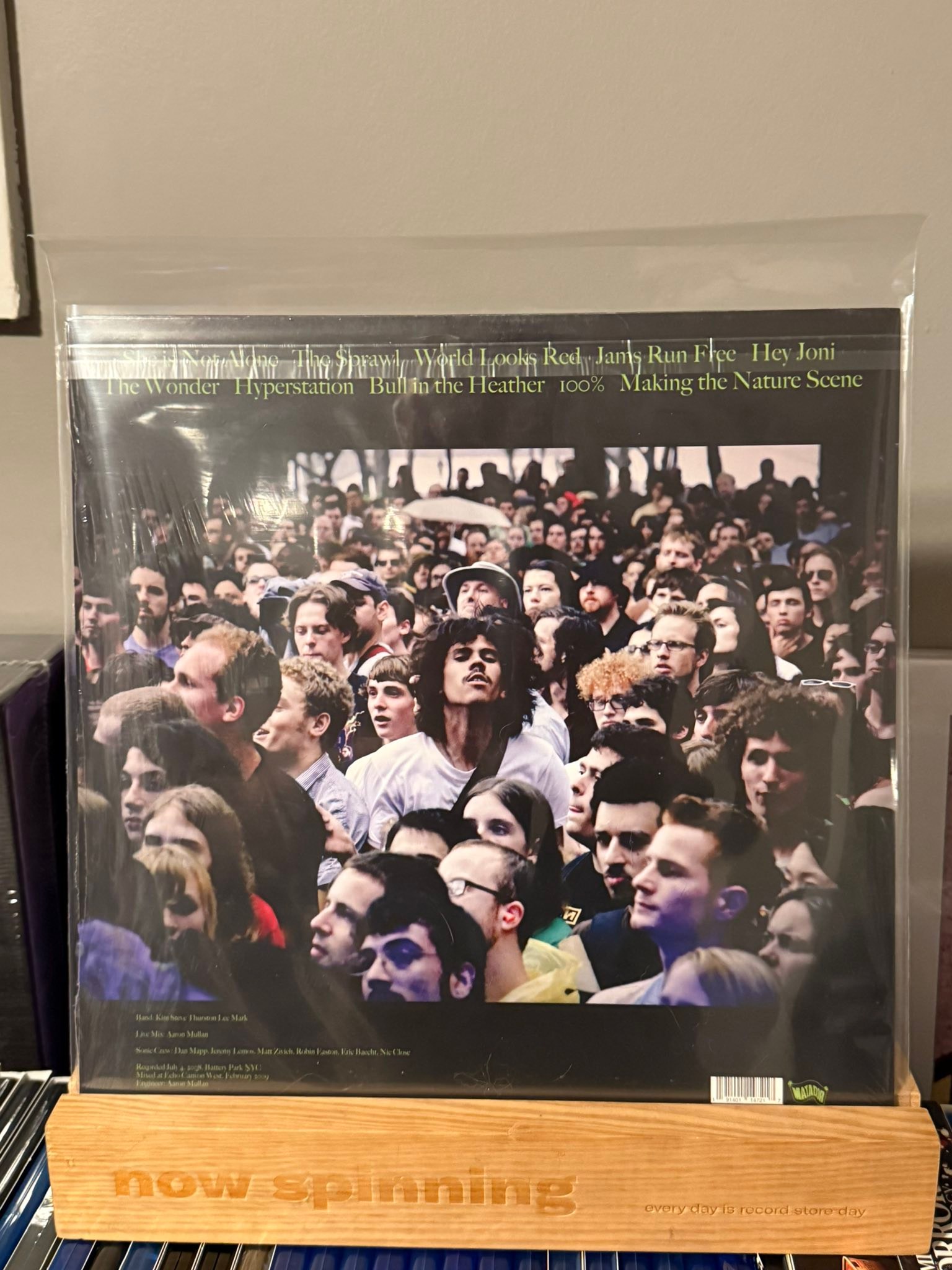 ソニック・ユース 『Live at Battery Park '08』ライブCD Sonic Youth