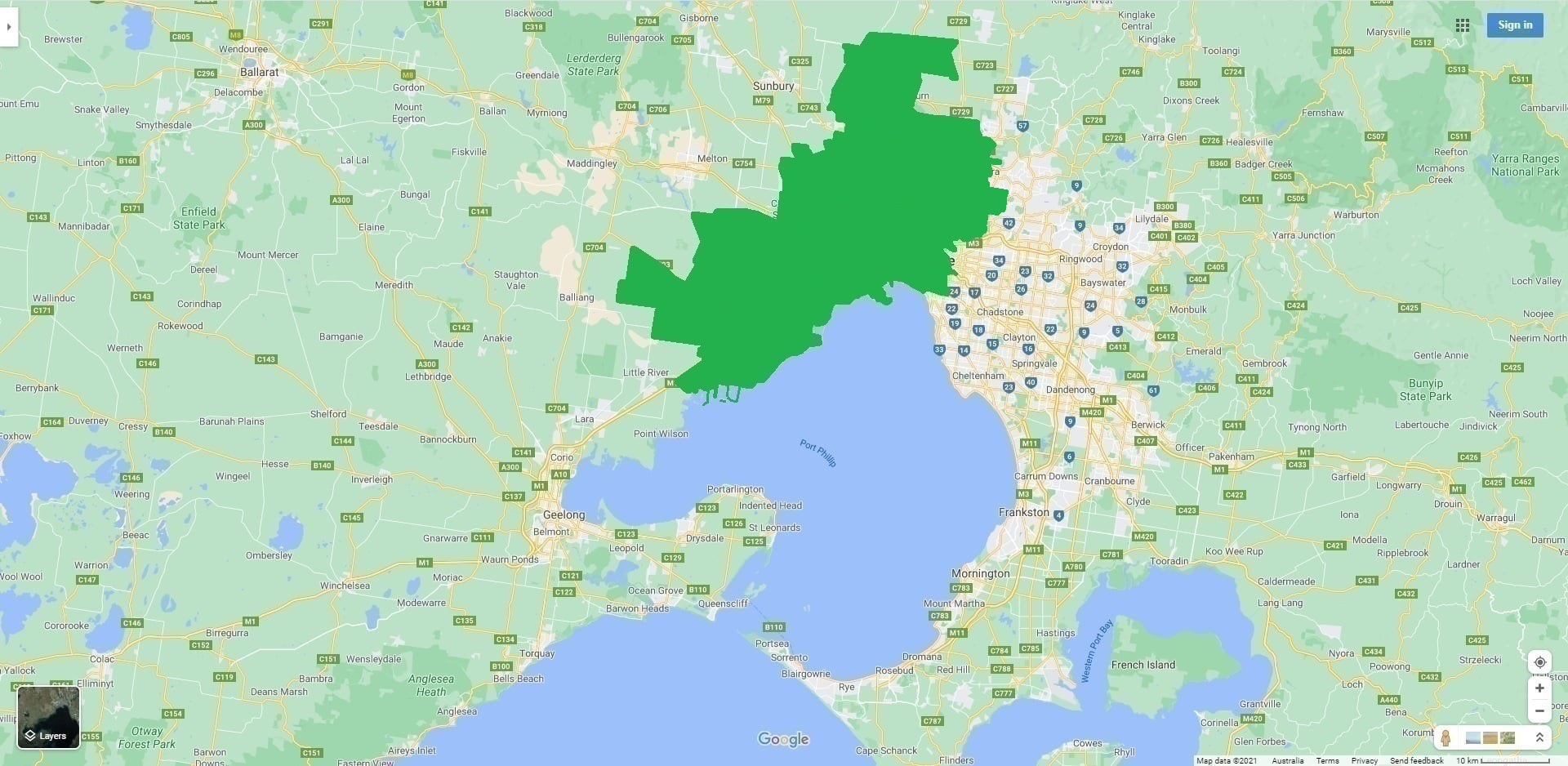 Melbourne Running Man