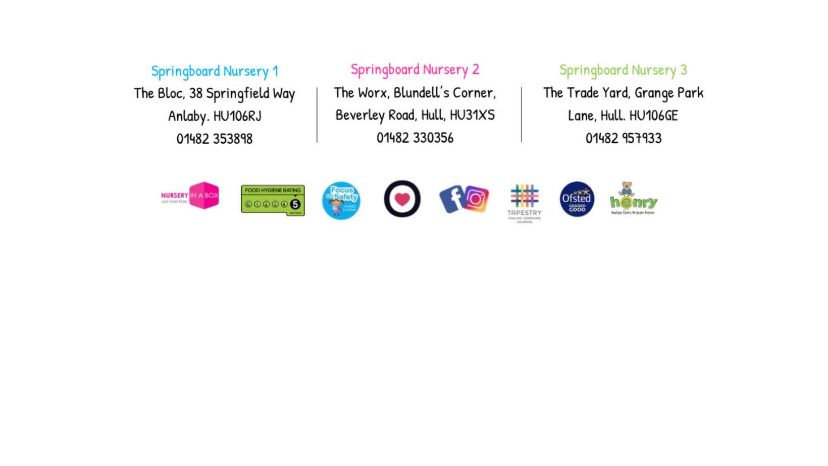 Springboard Nursery | Kingston upon Hull