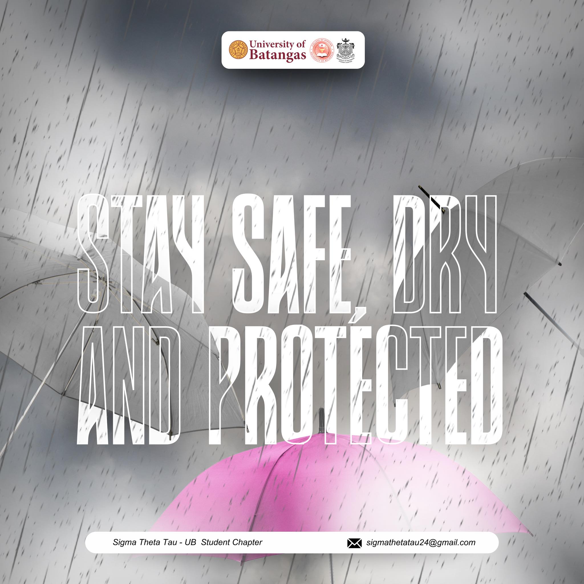 Sigma - 🌧️ STAY SAFE AND DRY, UBIans! 🌂 Batangas is now under Tropical ...
