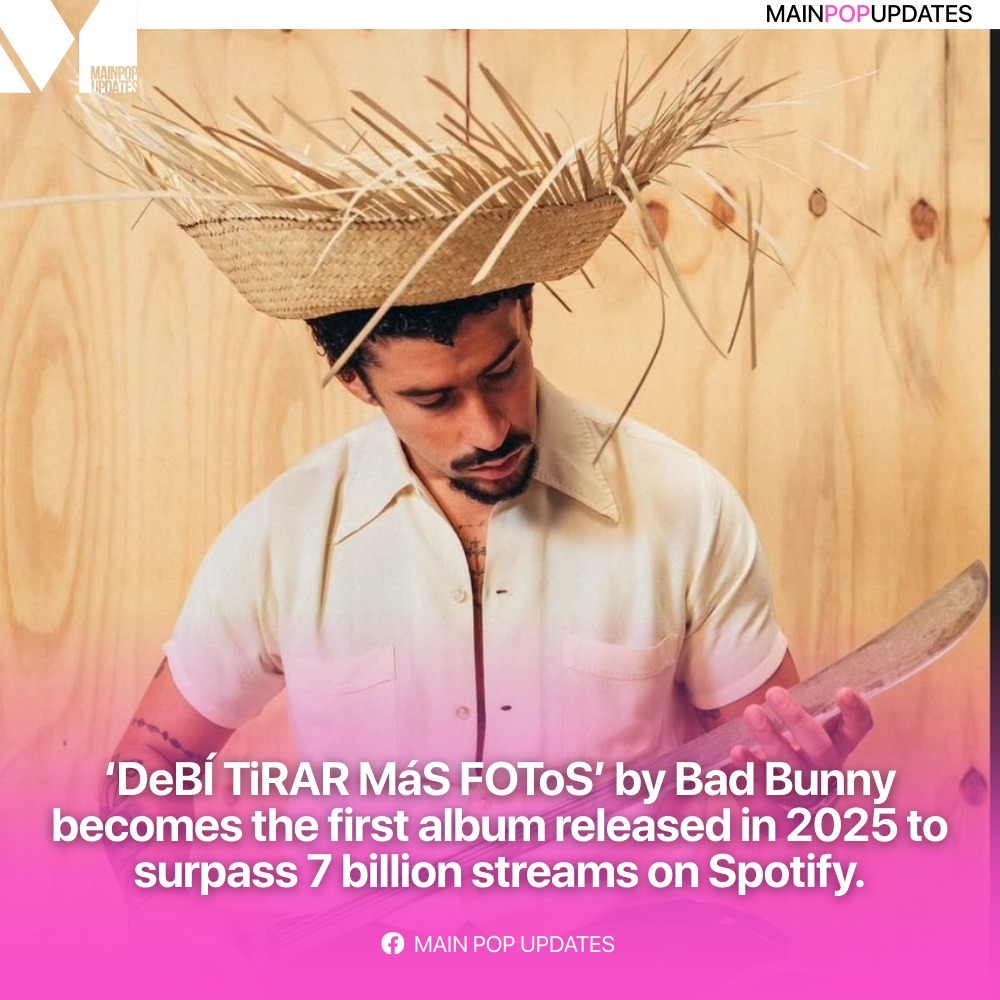 DeBÍ TiRAR MáS FOToS' by Bad Bunny becomes the first album