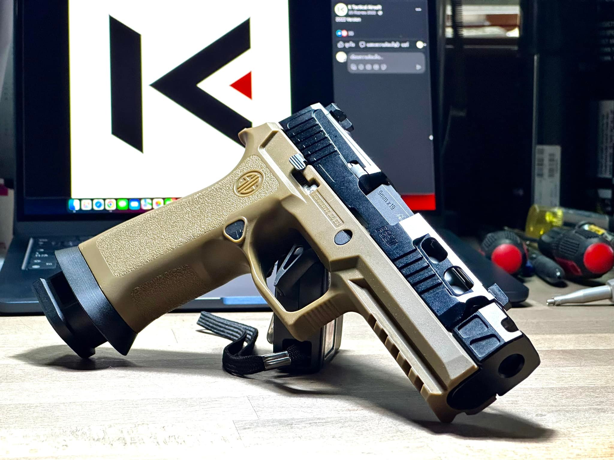 Sig M18 Comp On X Five Full Size... - K Tactical Airsoft