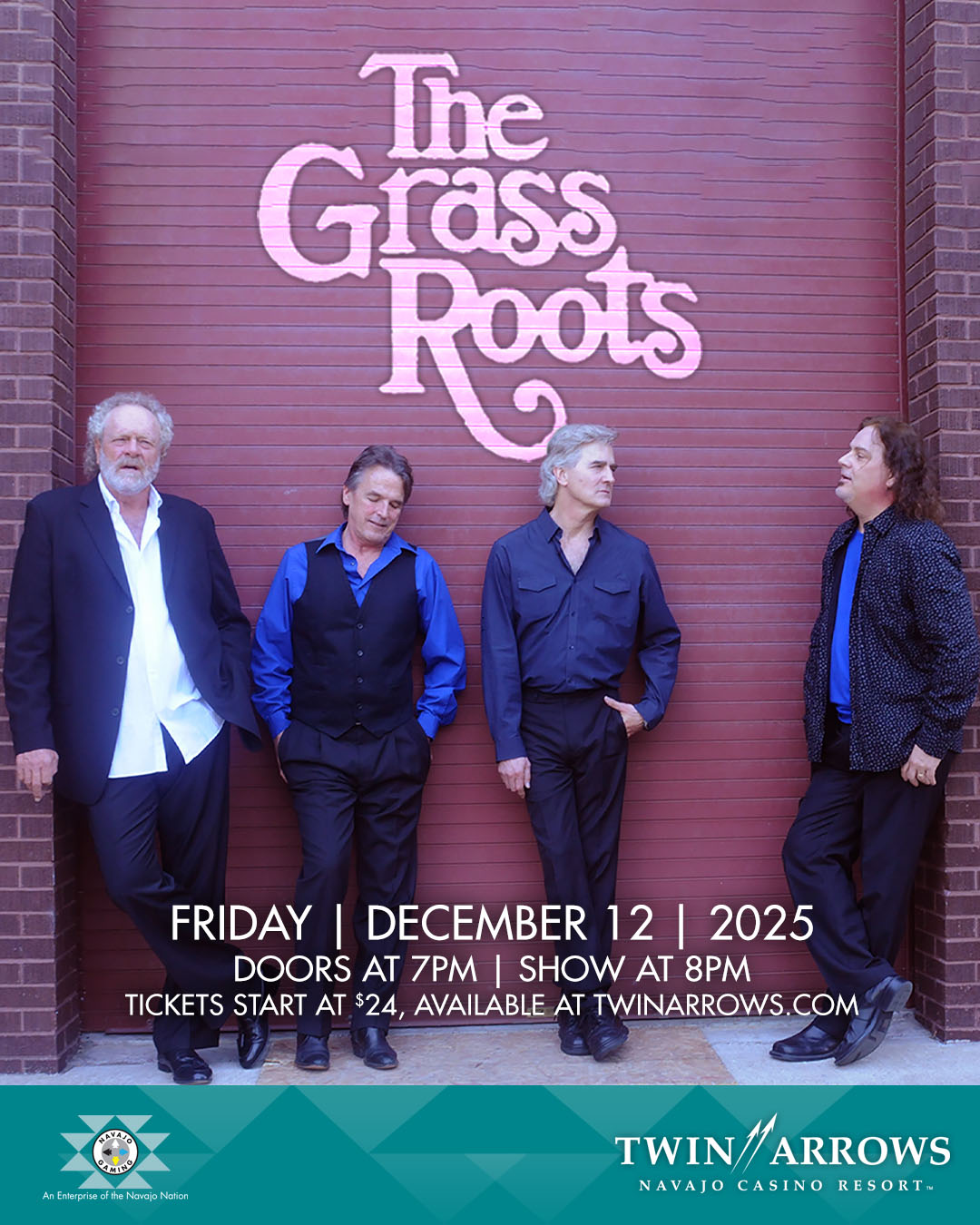 Join us for a night of nostalgia and early American Rock! Twin