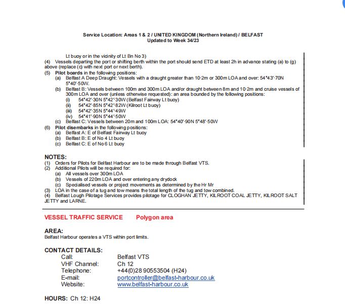 Online - 🟥SUBJECT: VTS REPORTING For Future Officers. The Admiralty ...