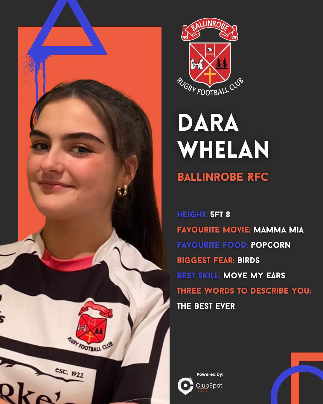 Ballinrobe - 🎉Our 13th contestant is.. Dara Whelan!! Dara is a key ...