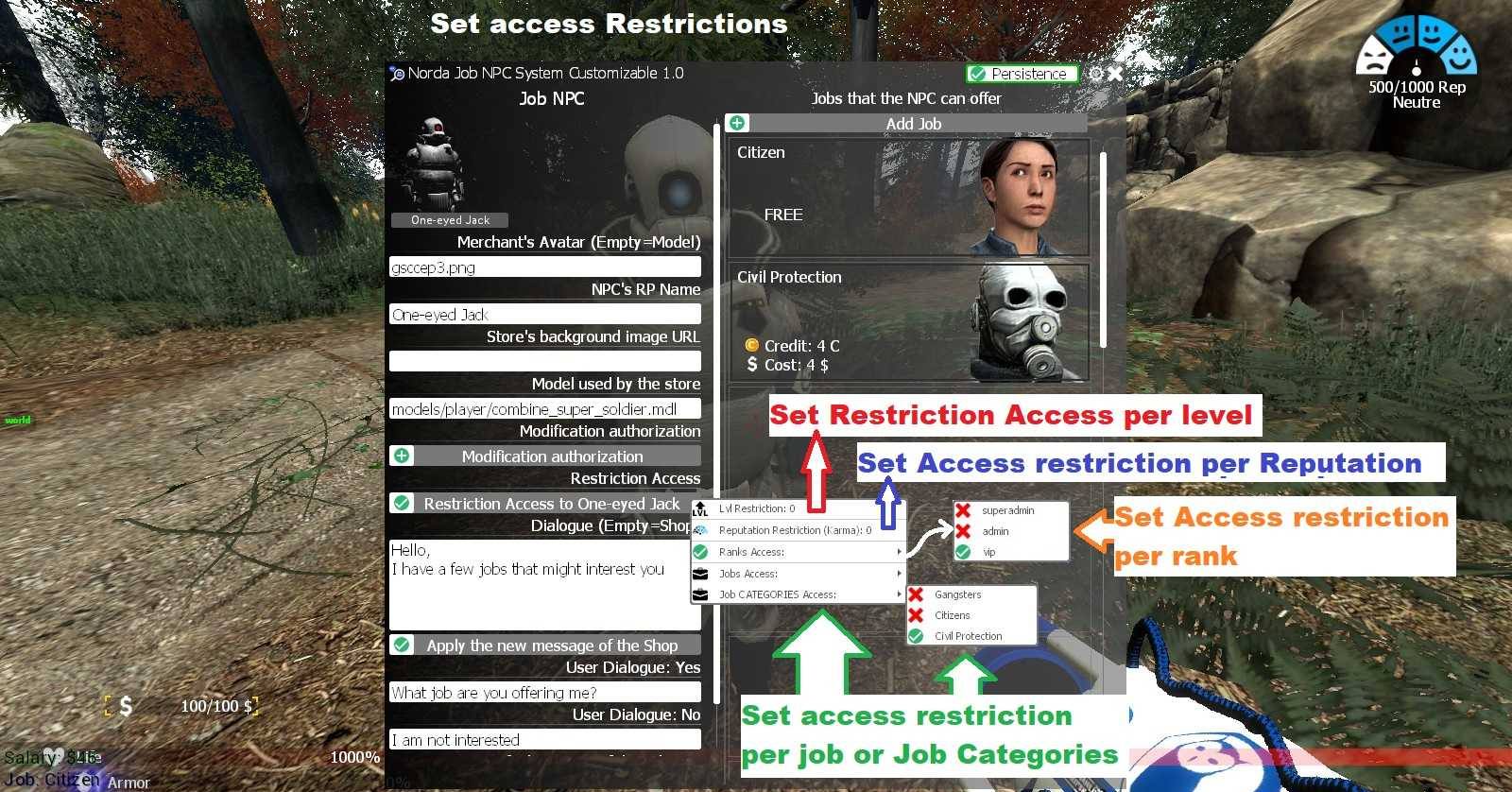 Gmod Job NPC System 2023:... - Originahl-Scripts | Facebook