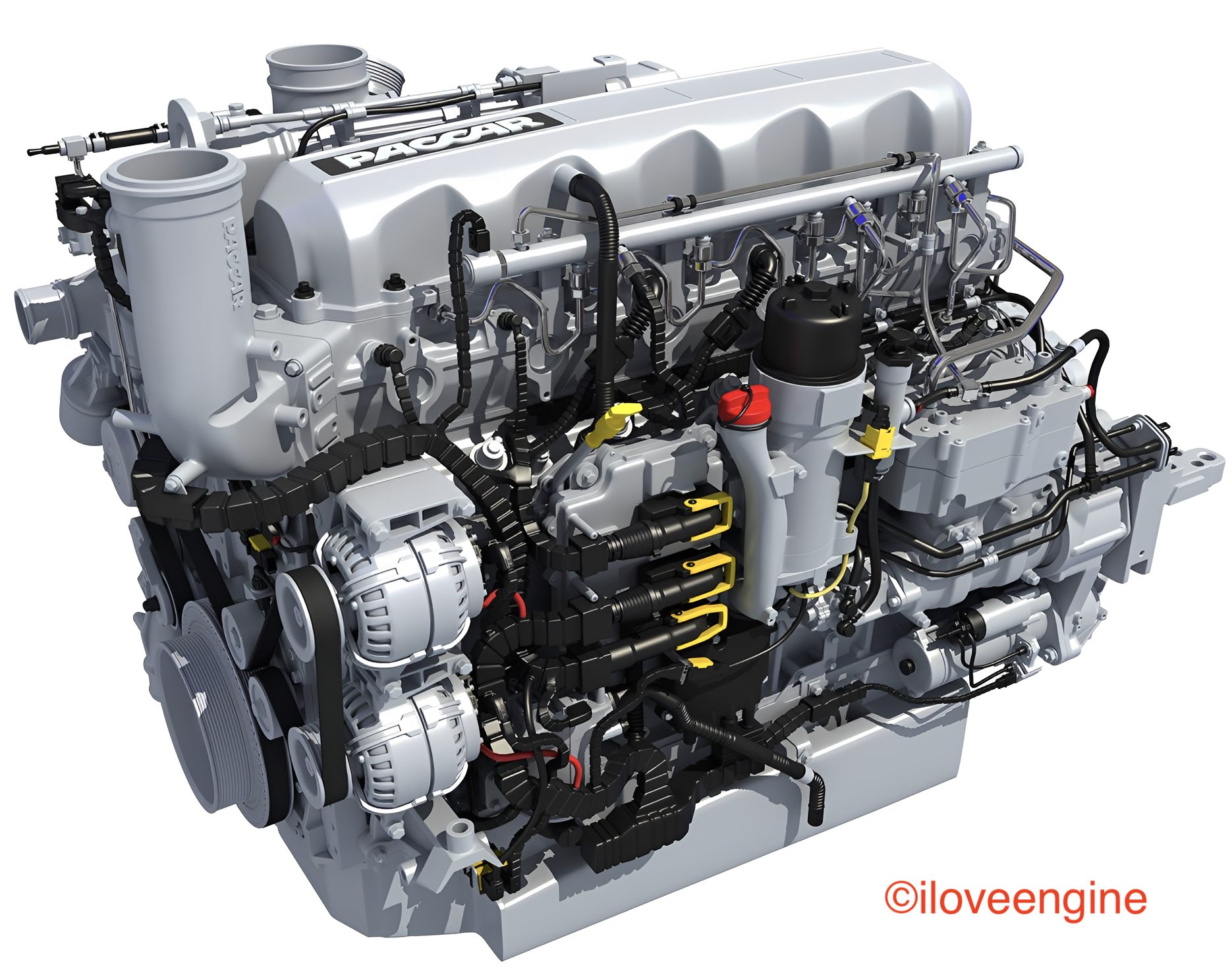 I Love - This PACCAR MX-13 is a modern heavy-duty diesel truck engine ...