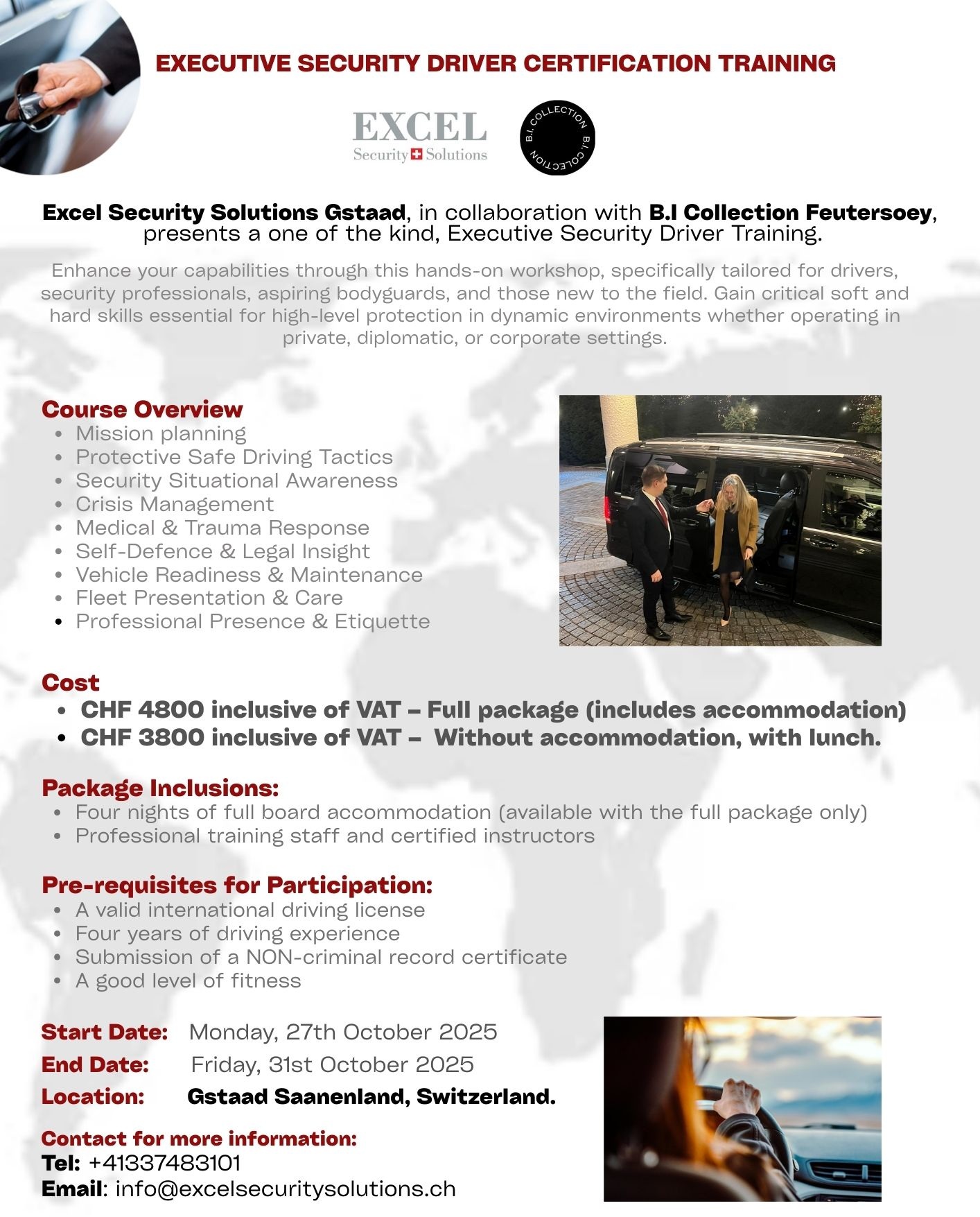 Excel - 🚘 Executive Security Driving: Where Precision Meets Protection ...