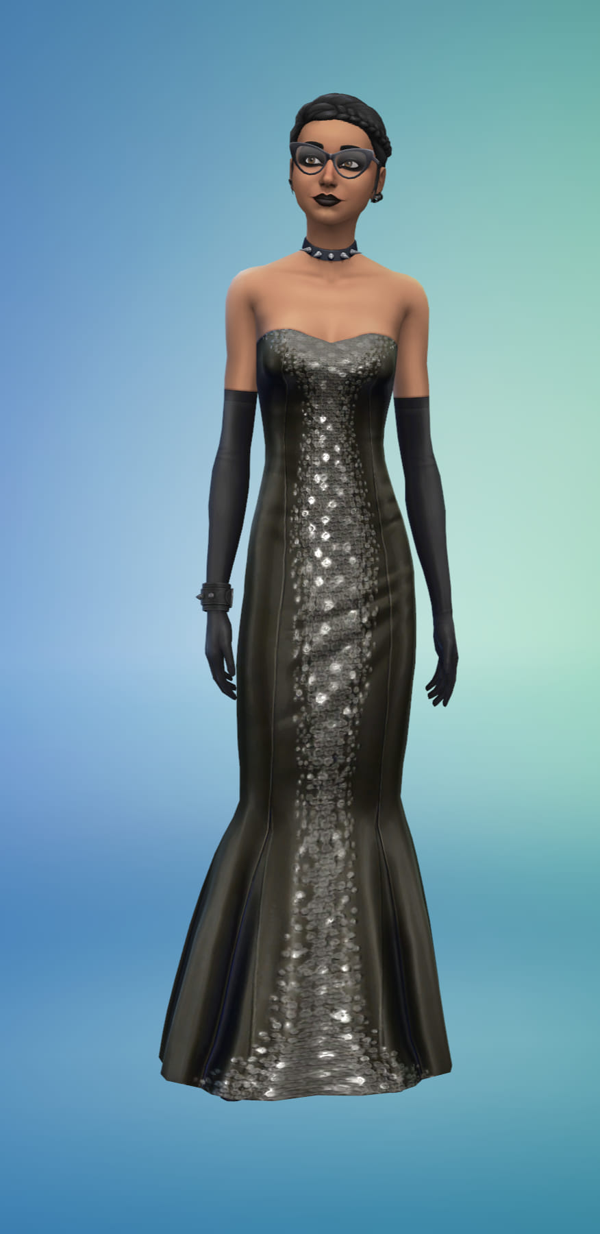 formal gothic dresses sims 4 cc Goth makeover for teen using base game Kendal Calling