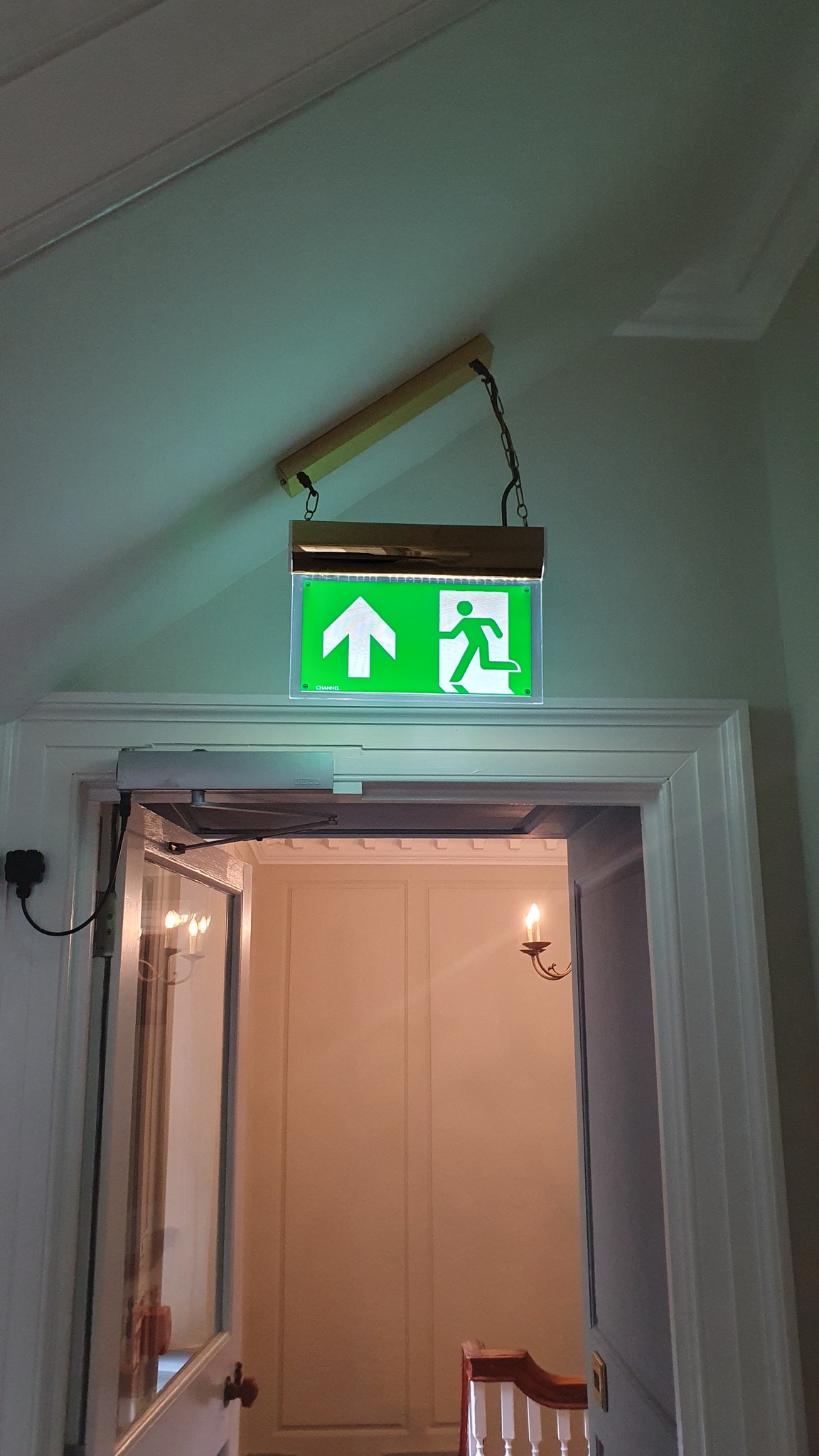 Dull - I pass this fire exit sign several times a day at work as I go ...