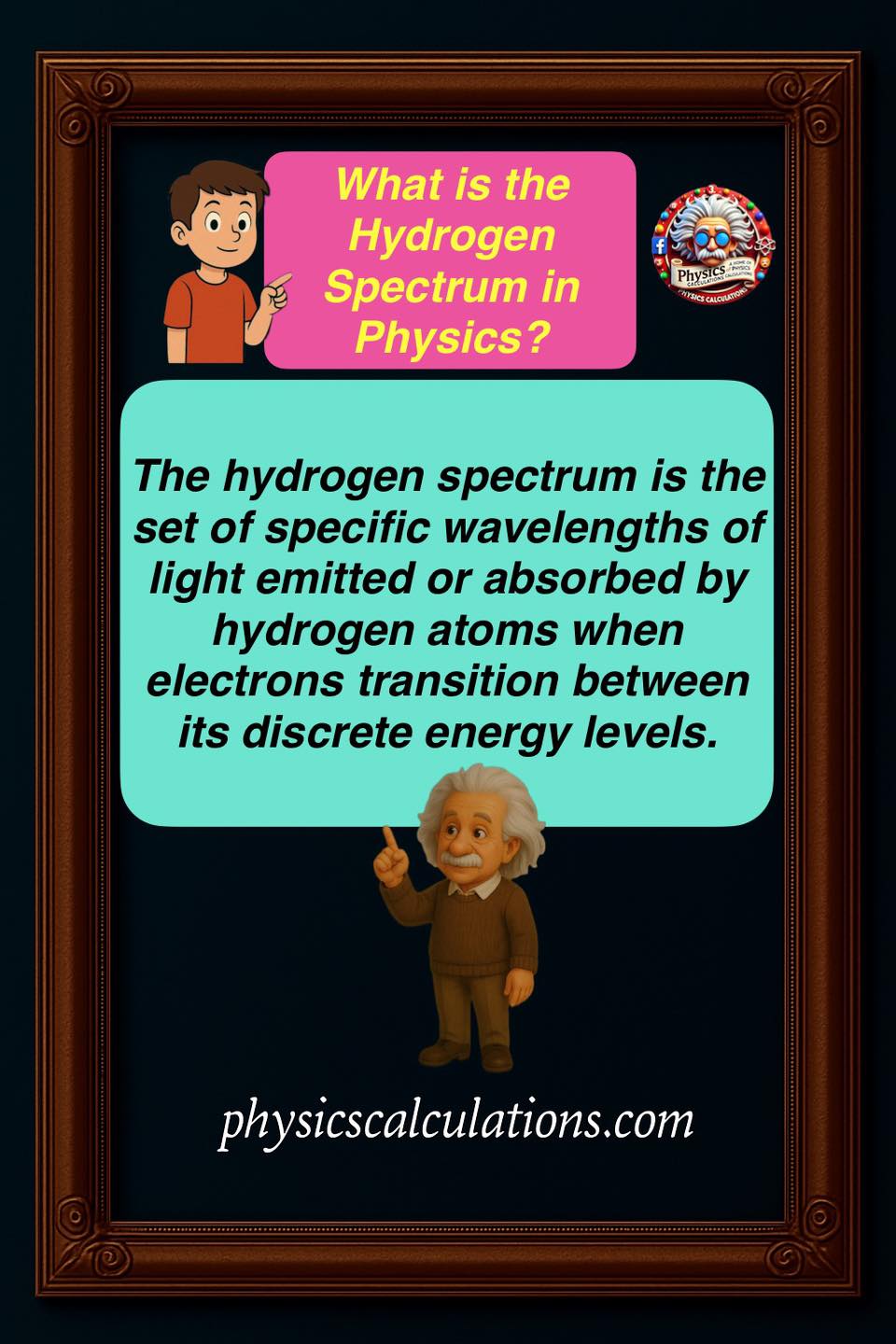 What is the Hydrogen Spectrum in... - Physicscalculations | Facebook