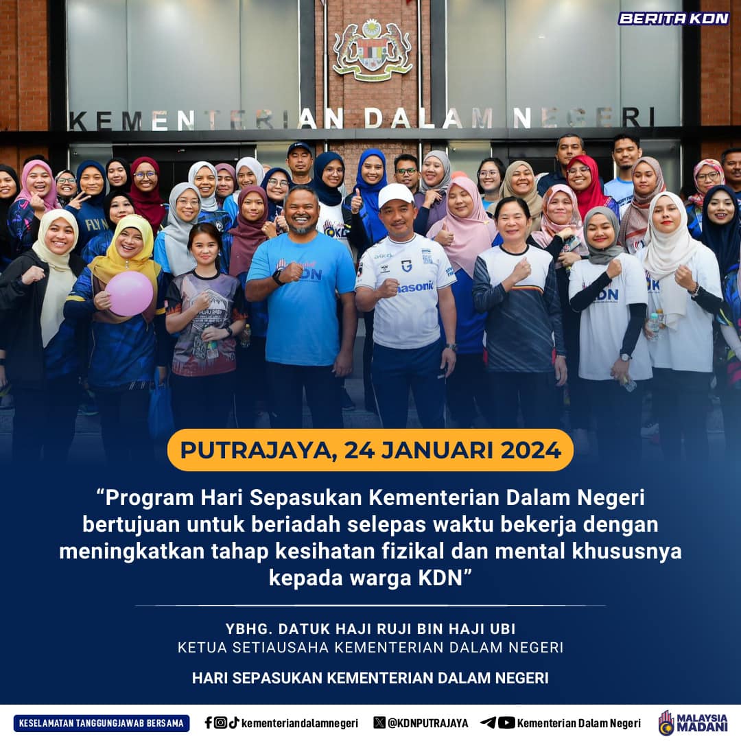Kementerian - “Program Hari Sepasukan Kementerian Dalam Negeri ...