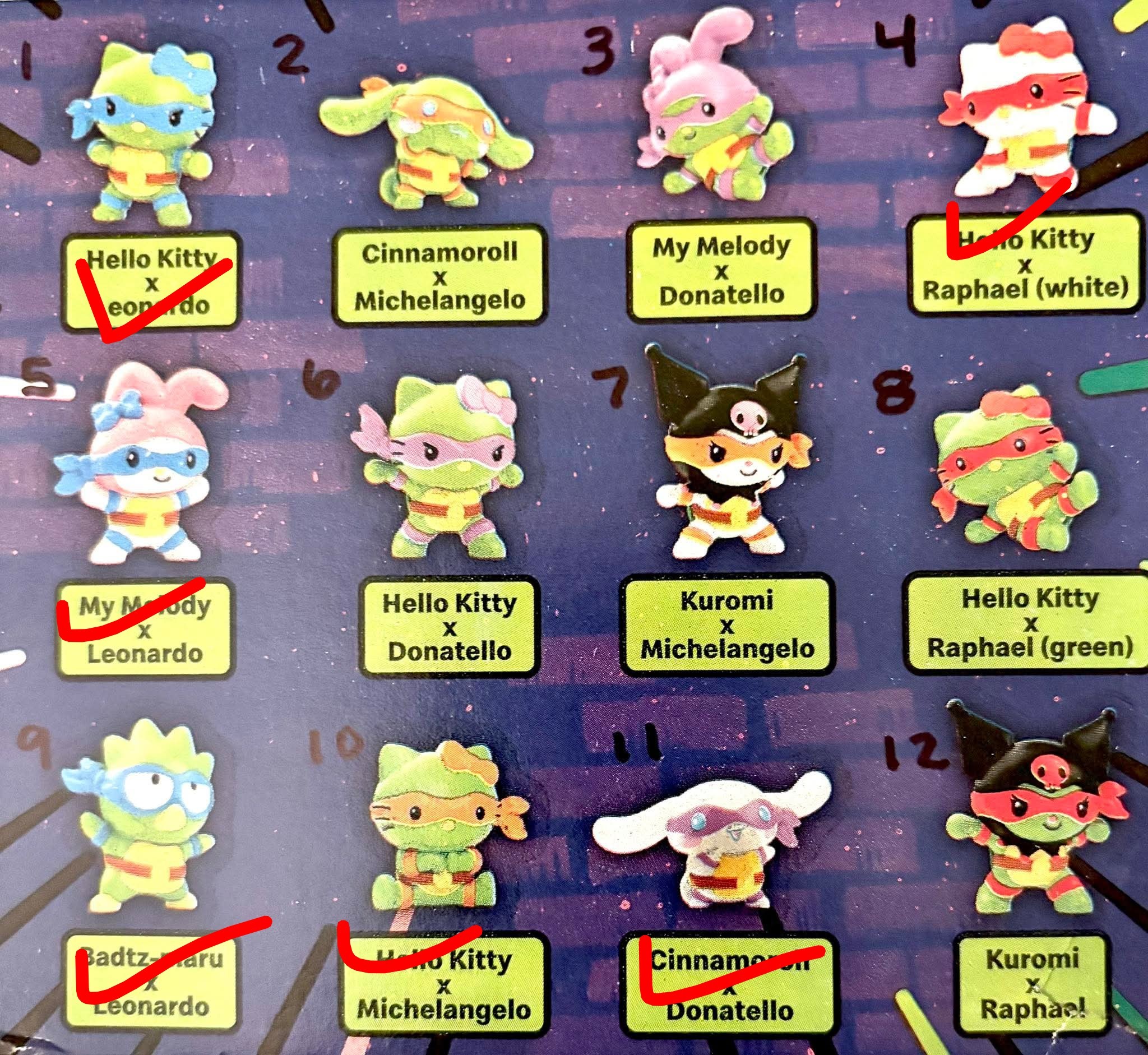 How to find missing TMNT x Hello Kitty toys at McDonald's?