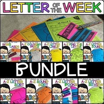 This letter of the week bundle... - Teachers Follow Teachers